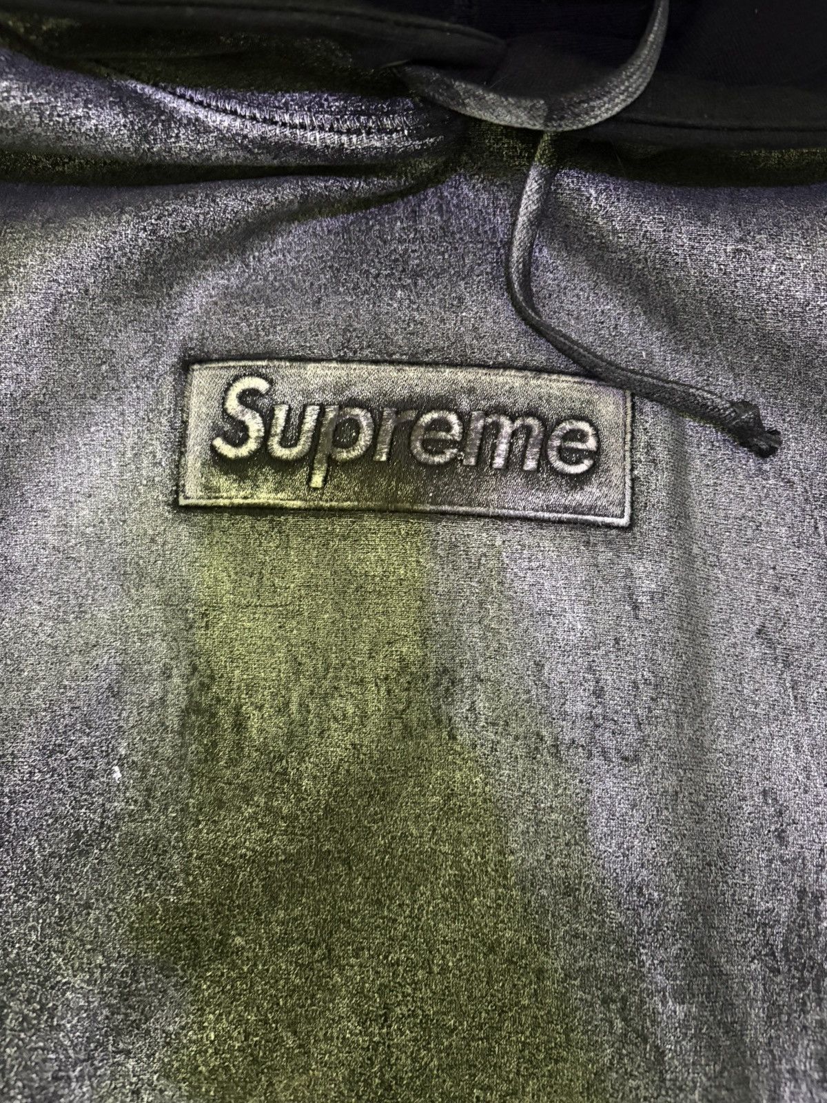 Maison Margiela × Supreme Supreme MM6 Maison Margiela Box Logo Hooded Sweatshirt Foil Size US M / EU 48-50 / 2 - 2 Thumbnail