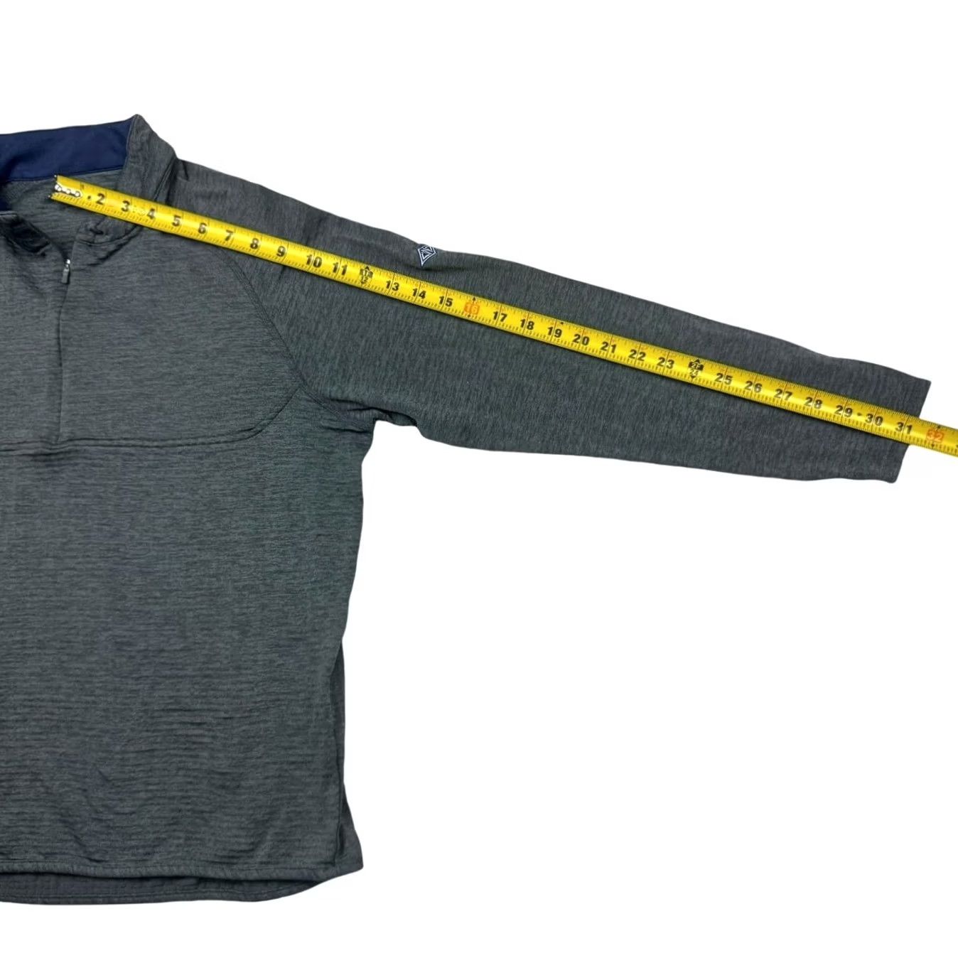 Peter Millar Peter Millar Sweater Mens 1/4 Zip Pullover Gray M Knit Mock Neck Logo - Regular Fit Size US M / EU 48-50 / 2 - 7 Thumbnail