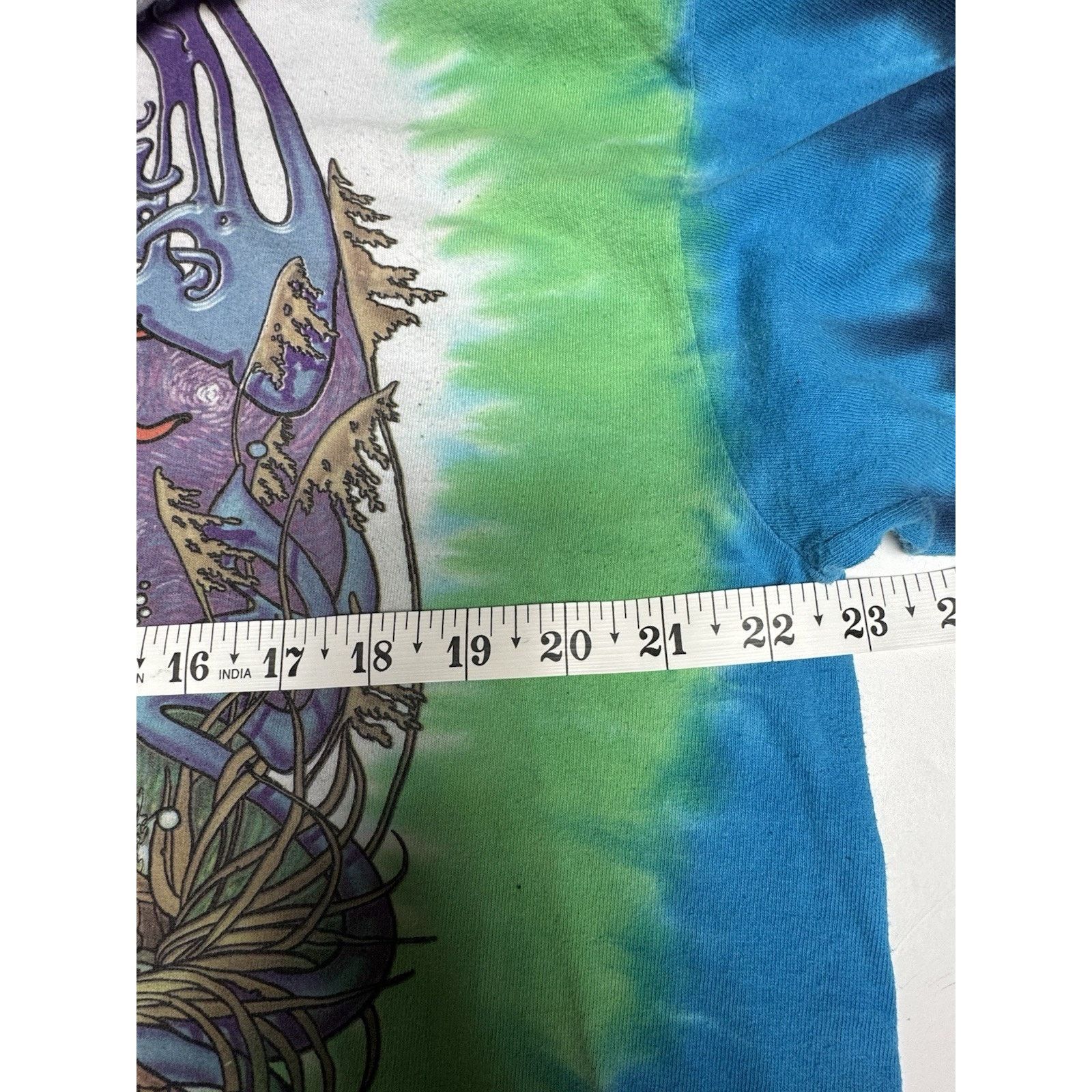 Liquid Blue Vintage Grateful Dead Tie Dye Long Sleeve Shirt XL Graphic Size US XL / EU 56 / 4 - 7 Thumbnail