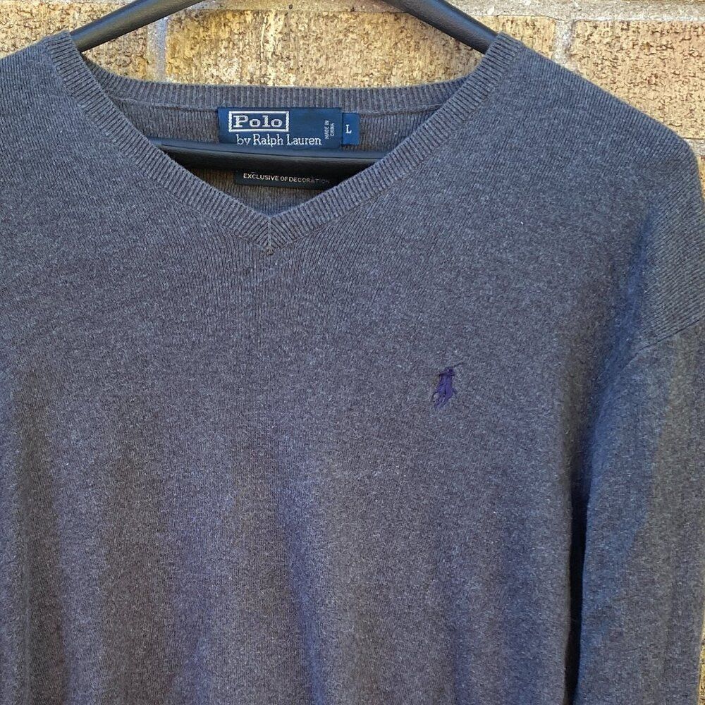 Polo Ralph Lauren Polo Ralph Lauren Pima Cotton Crewneck Sweater Large Size US L / EU 52-54 / 3 - 1 Thumbnail