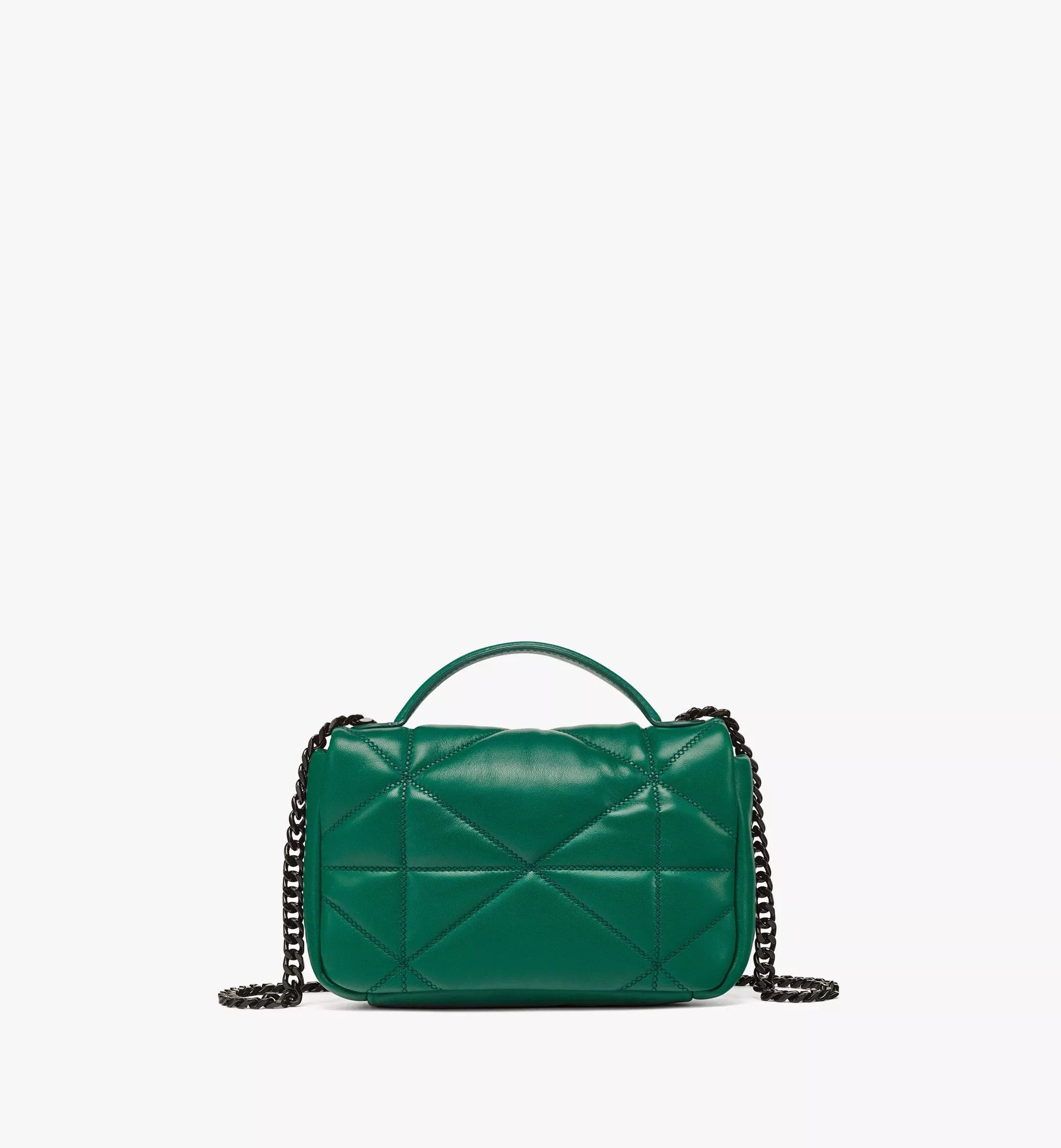 MCM o1mt1gz0426 Size: OS / Travia Mini Satchel Bag in Green Size ONE SIZE - 6 Thumbnail