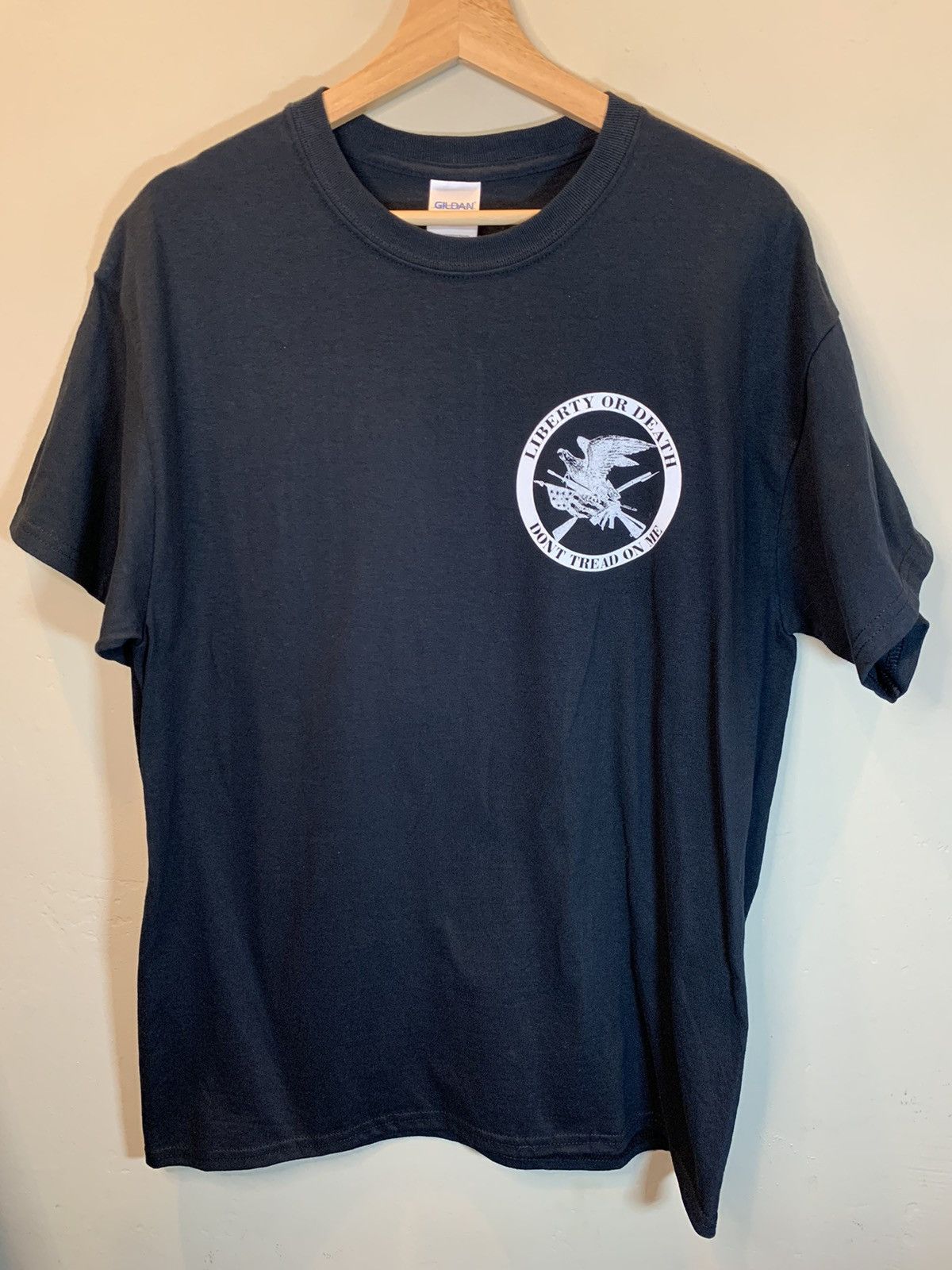 Vintage RARE* Evolution Of American Freedom Liberty Or Death T-Shirt Size US L / EU 52-54 / 3 - 2 Thumbnail