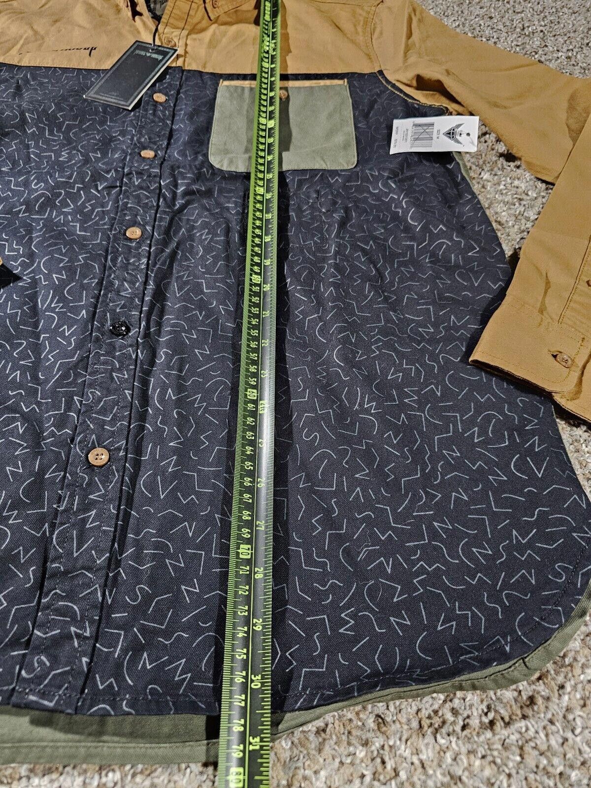 Designer NEW Jewel House Dual Design Button Up Shirt Size M NWT Size US M / EU 48-50 / 2 - 6 Thumbnail