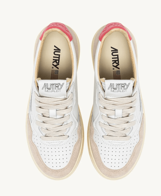 AUTRY AUTRY MEDALIST LOW SNEAKERS IN LEATHER/SUEDE - 36 Size US 6 / IT 36 - 4 Thumbnail