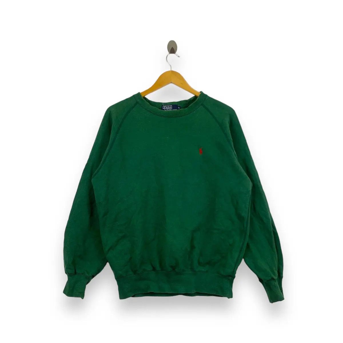 Polo Ralph Lauren Vintage POLO RALPH LAUREN Small Pony Embroidered Green Size L / US 10 / IT 46 - 1 Thumbnail