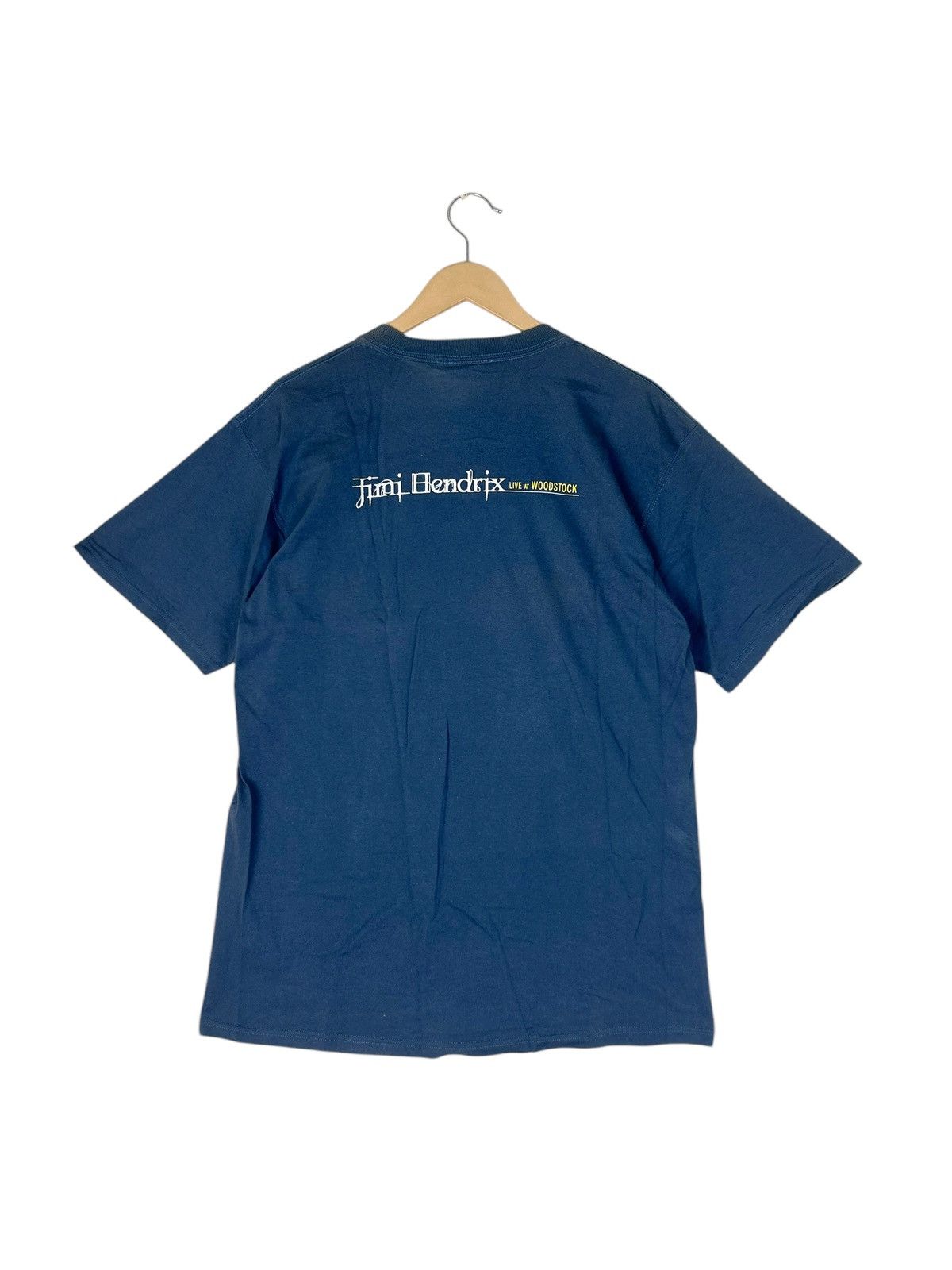 Band Tees × Jimi Hendrix × Vintage Vintage Jimi Hendrix Live At Woodstock / Rock Guitarist Size US L / EU 52-54 / 3 - 2 Thumbnail