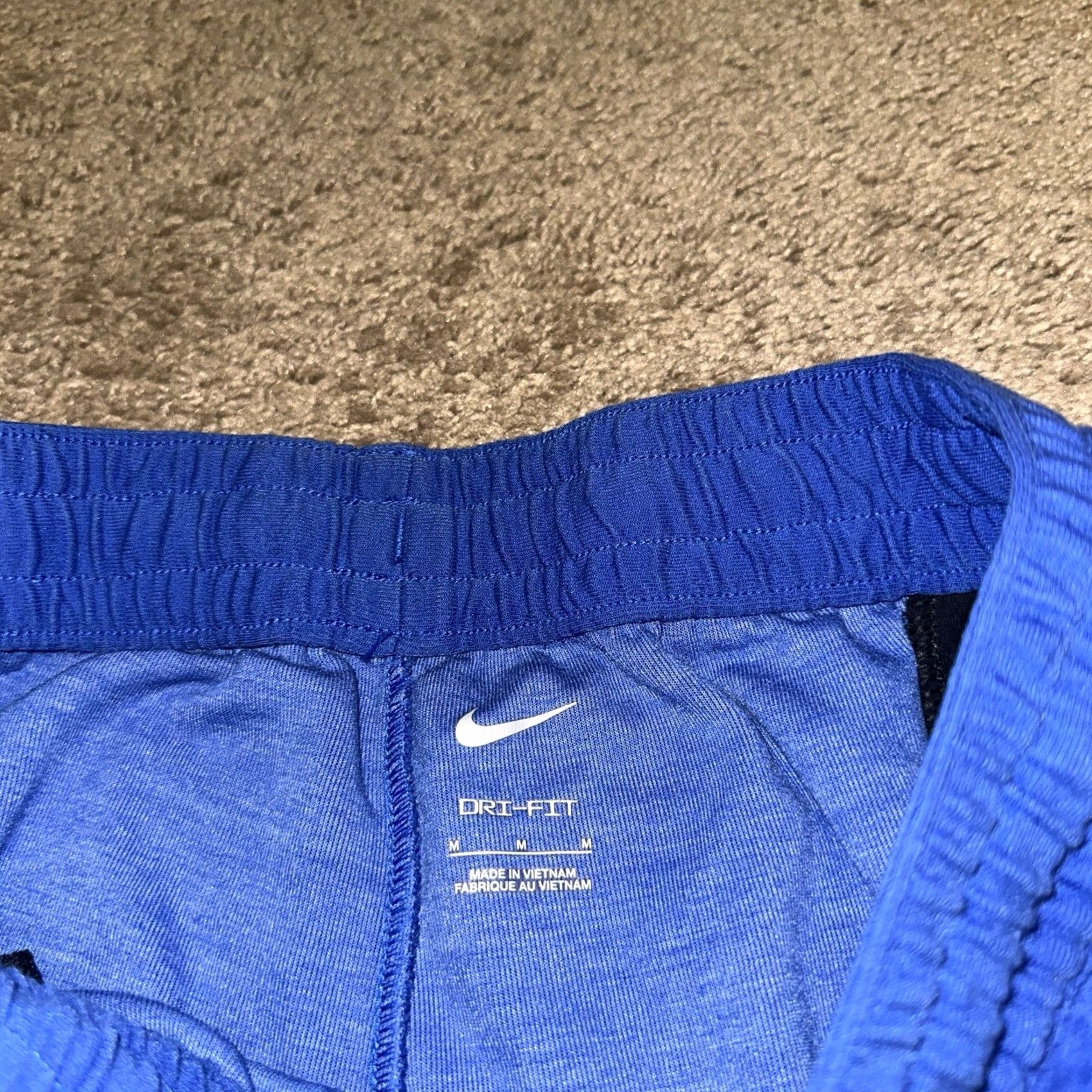 Nike Nike Basketball Pants Womens Medium Showtime Joggers Elastic Waist Blue Size 32" / US 10 / IT 46 - 4 Thumbnail