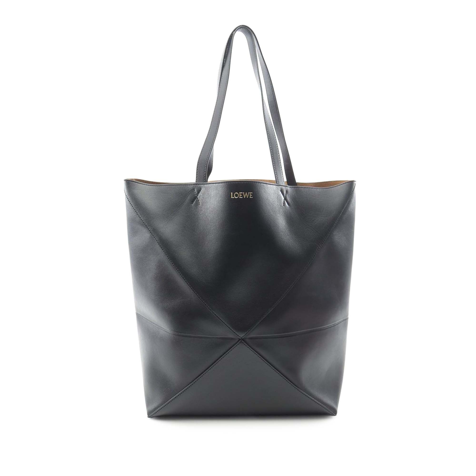 LOEWE Large Calfskin Puzzle Fold Tote