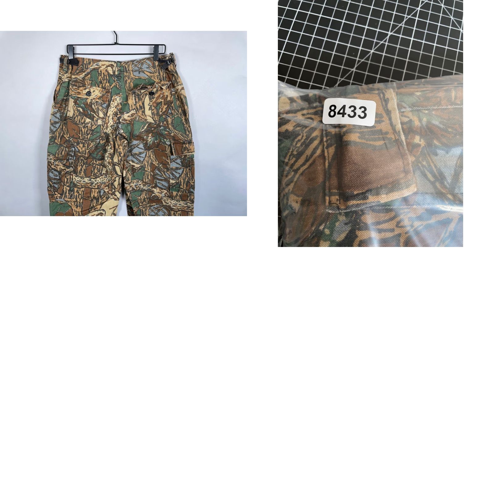 Vintage VINTAGE Prestige Cargo Pants Men Medium 34 x 32 Camouflage Cotton Nylon Zip Fly Tapered 90s Jungle Fatigue Size US 34 / EU 50 - 9 Thumbnail