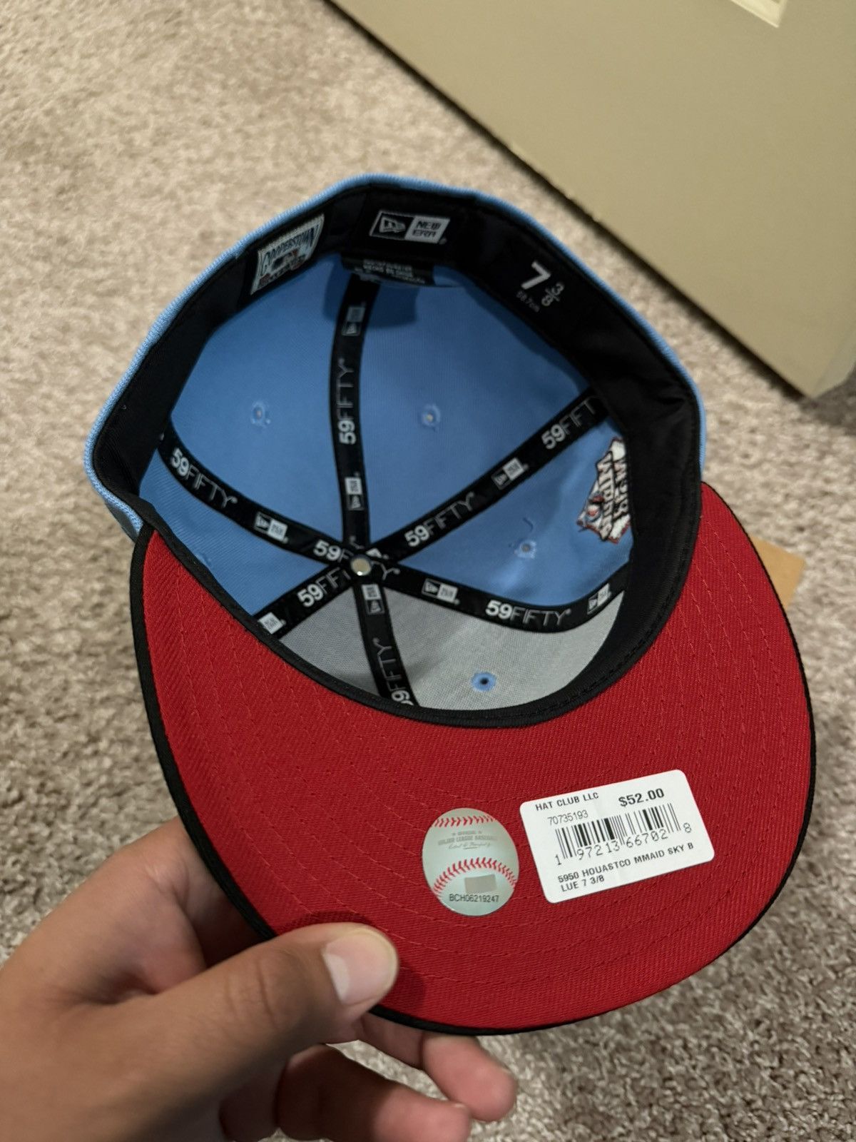 Hat Club 7 1/4 New Era Houston Astros Minute Maid Fitted Size ONE SIZE - 4 Thumbnail