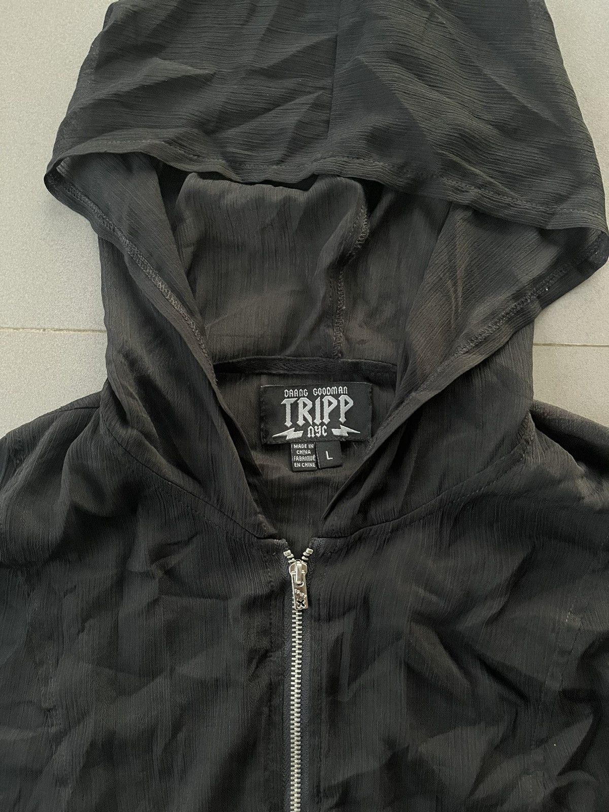 If Six Was Nine Daang Goodman Tripp Nyc Seditionaries Punk Silk Zip Hoodie Size US L / EU 52-54 / 3 - 5 Thumbnail