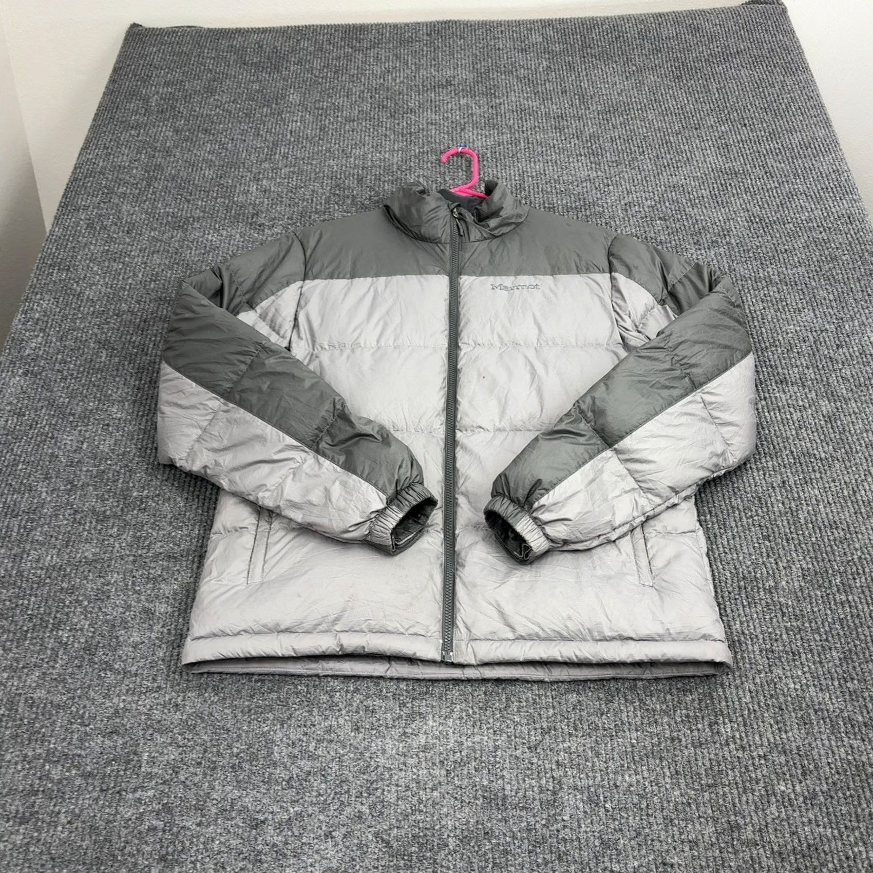 Marmot Marmot Puffer Jacket Mens M Grey 700 Fill Down Polyester Gorpcore Size US M / EU 48-50 / 2 - 2 Thumbnail