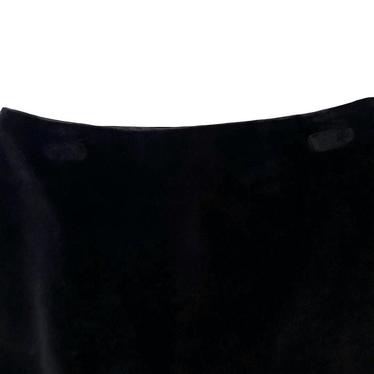 Prada Prada 2024 Velvet Mini Skirt with Triangle Logo Size 26" / US 2 / IT 38 - 7 Thumbnail