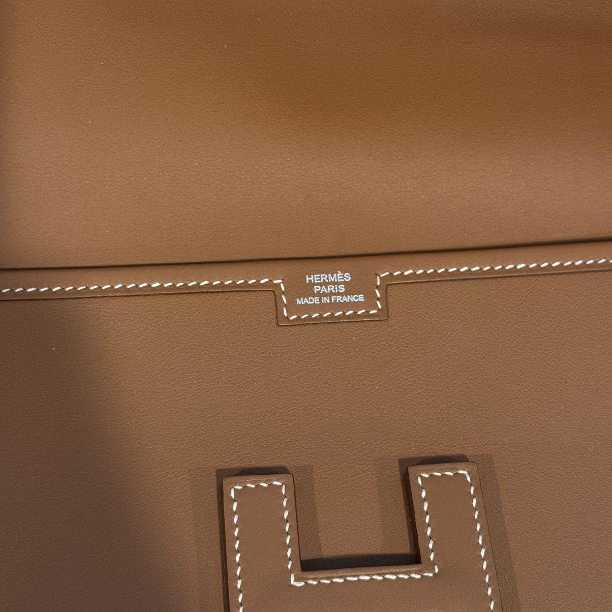 Hermes Hermes Jige Elan 29 Gold Clutch Bag Swift Calfskin Leather Size ONE SIZE - 10 Thumbnail