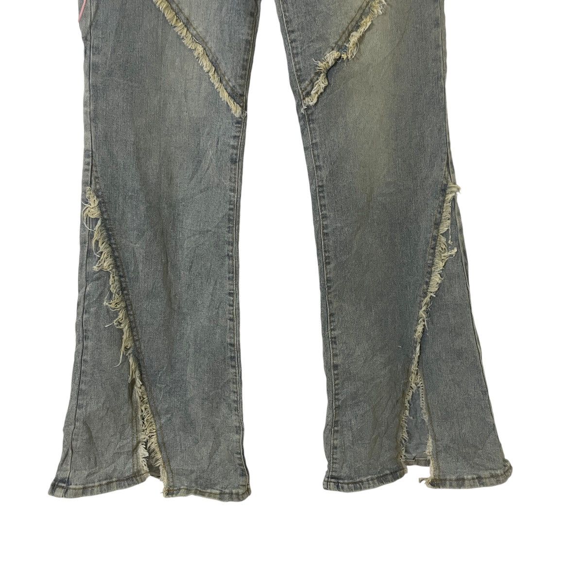 Japanese Brand Vintage Japanese Designer Flare Denim Size 27" / US 4 / IT 40 - 4 Thumbnail