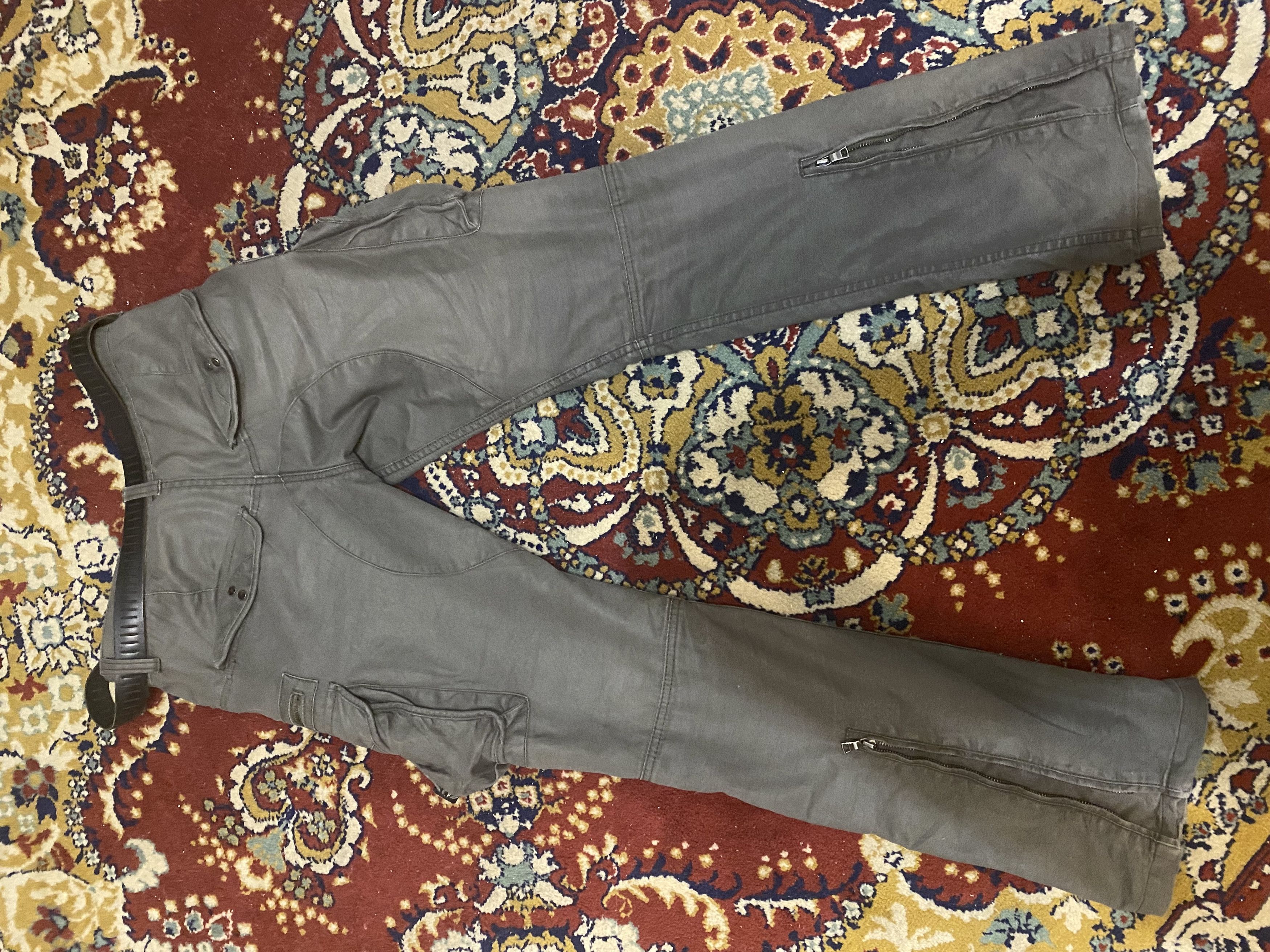 If Six Was Nine Jackrose Waxed semi flared pants Size US 29 - 7 Thumbnail