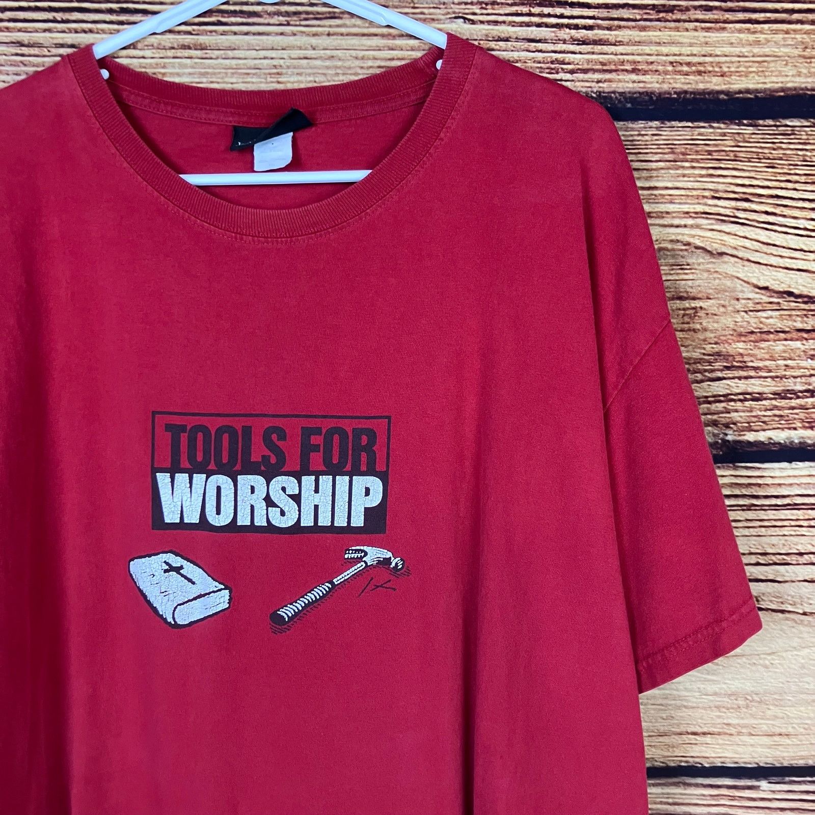 Vintage 2006 Tools for Worship Mexico Ministries Double Sided Tshirt Size US XXL / EU 58 / 5 - 8 Thumbnail