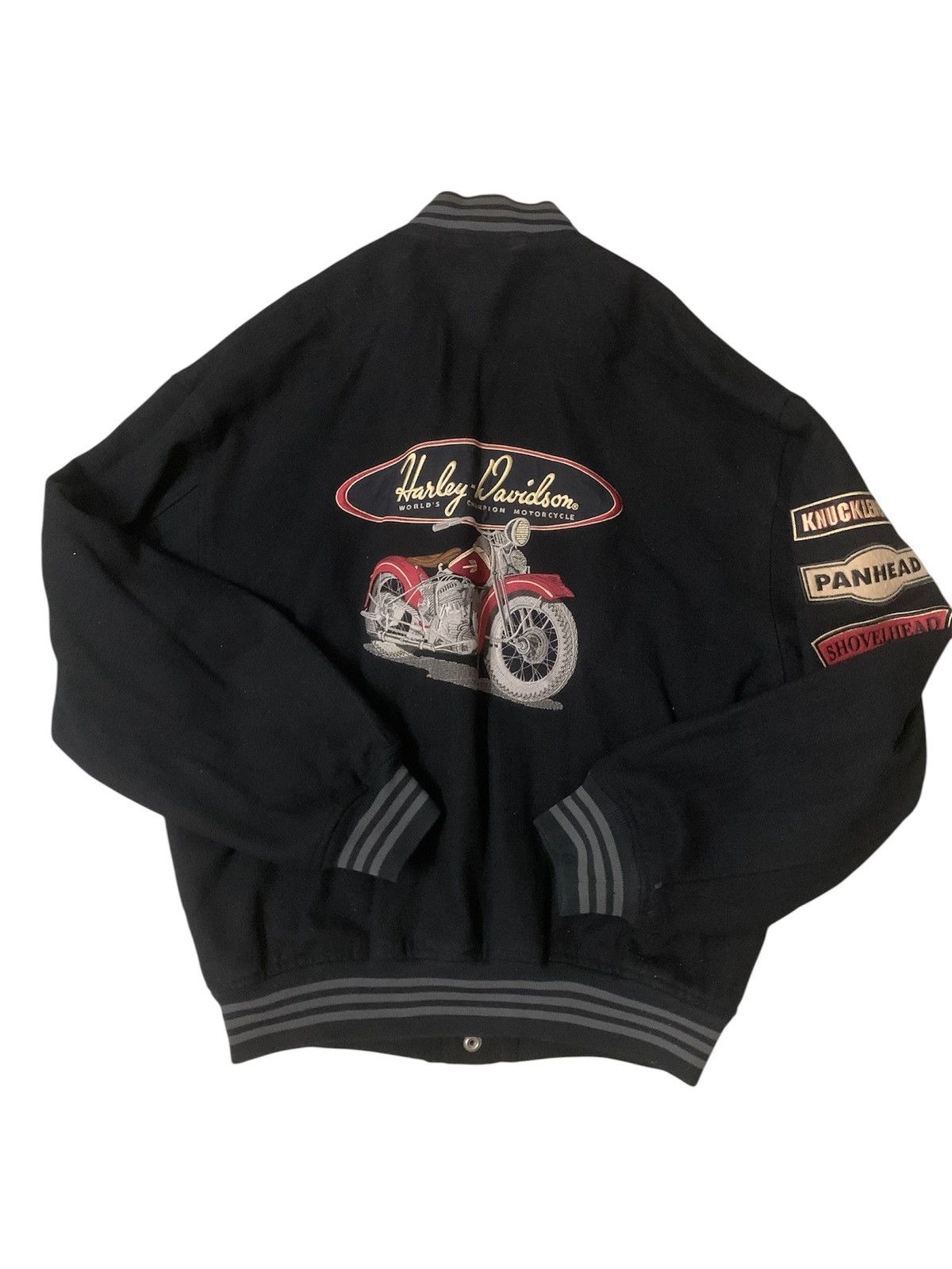 Harley Davidson Harley Davidson Rare Printed Design Heavy Jacket Size US S / EU 44-46 / 1 - 1 Thumbnail