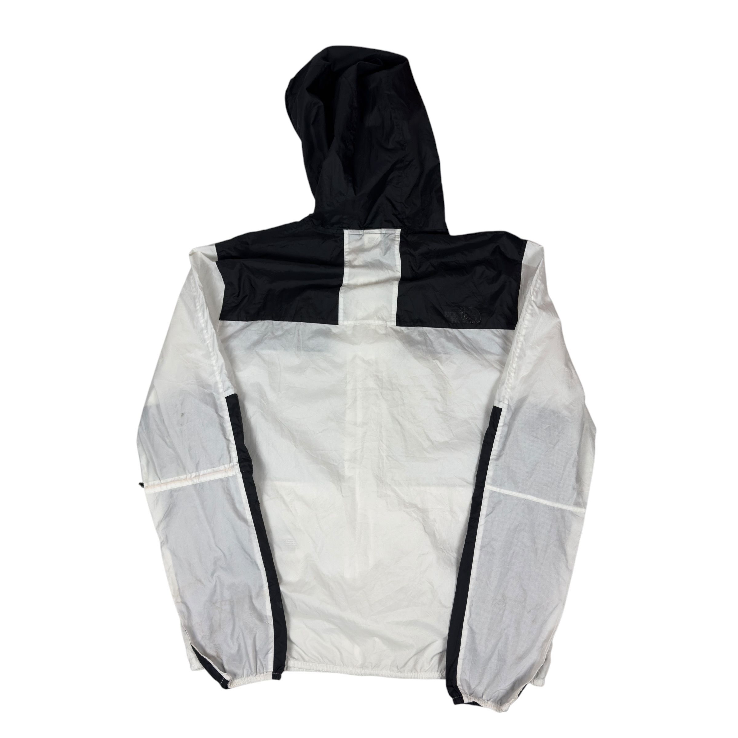 The North Face The North Face Men's White Black Hooded Snap Button Jacket L Size US L / EU 52-54 / 3 - 9 Thumbnail