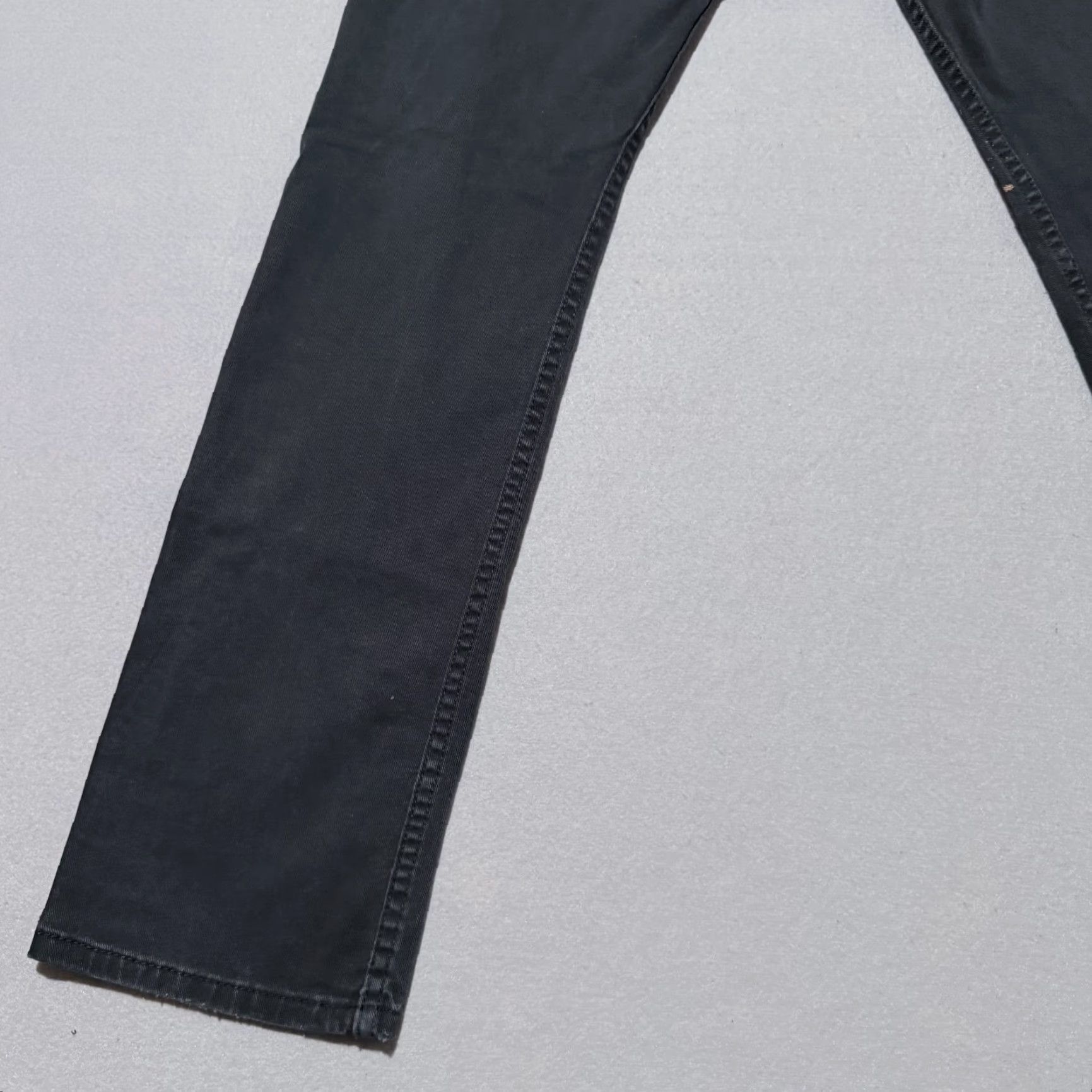 Levi's Levi's Jeans Men Black Denim Low Rise Straight Classic Zip Fly - 30X32 Size US 30 / EU 46 - 7 Thumbnail