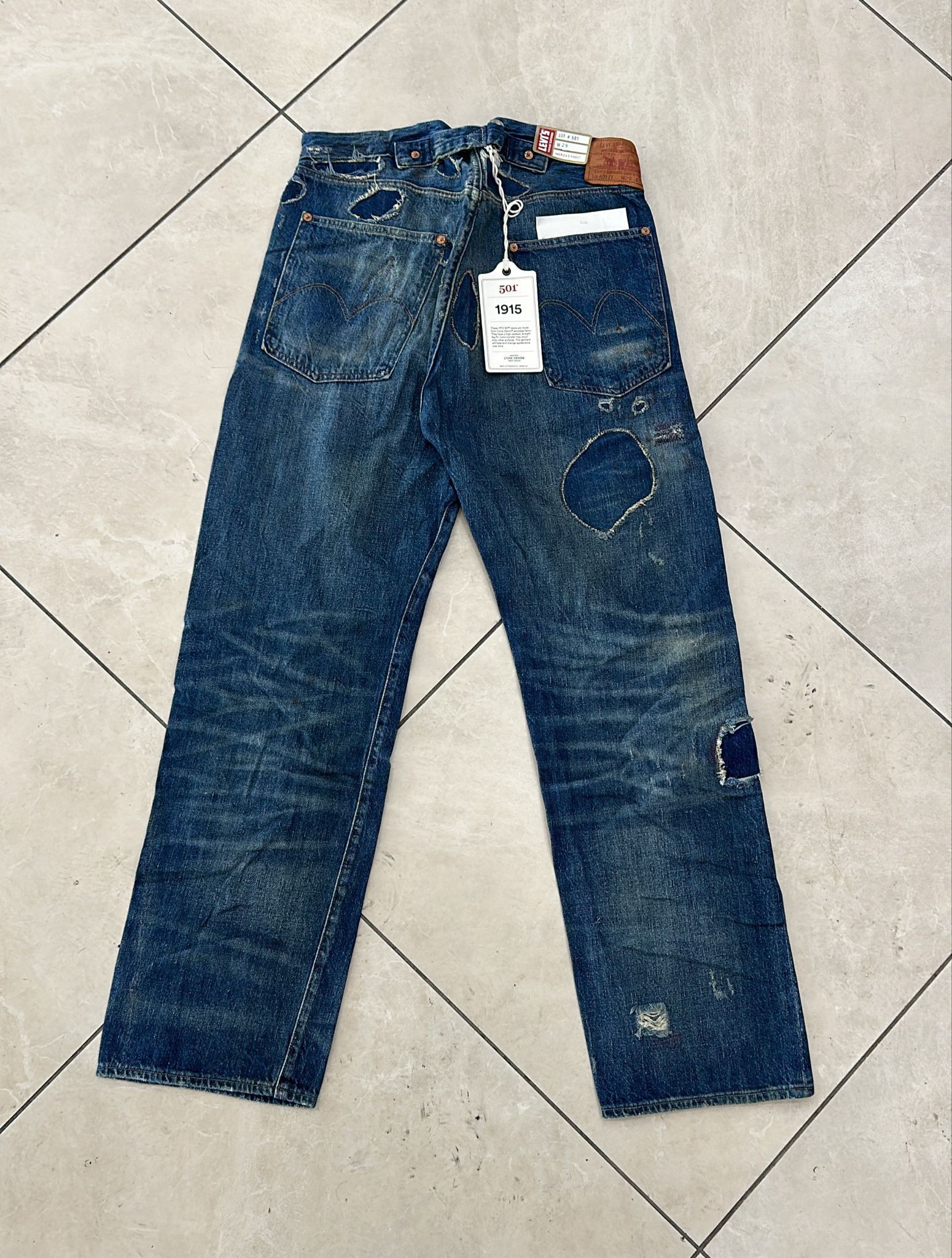 Levi's Vintage Clothing LVC Levi's Vintage Clothing 1915 501XX BigE Selvedge Jeans Size US 29 - 2 Thumbnail