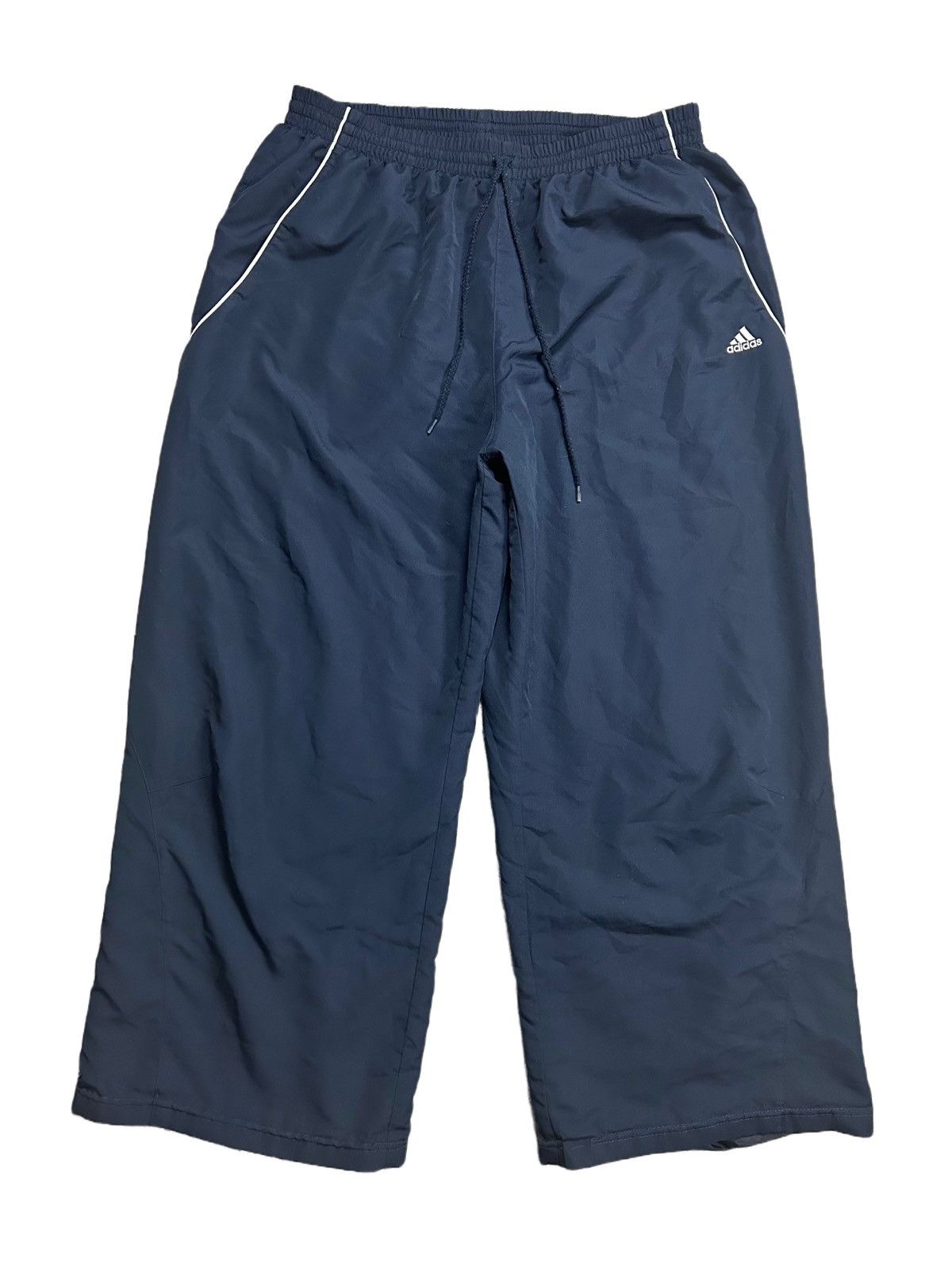 Adidas Adidas vintage navy nylon track pants baggy small logo 2000s Size US 32 / EU 48 - 8 Thumbnail