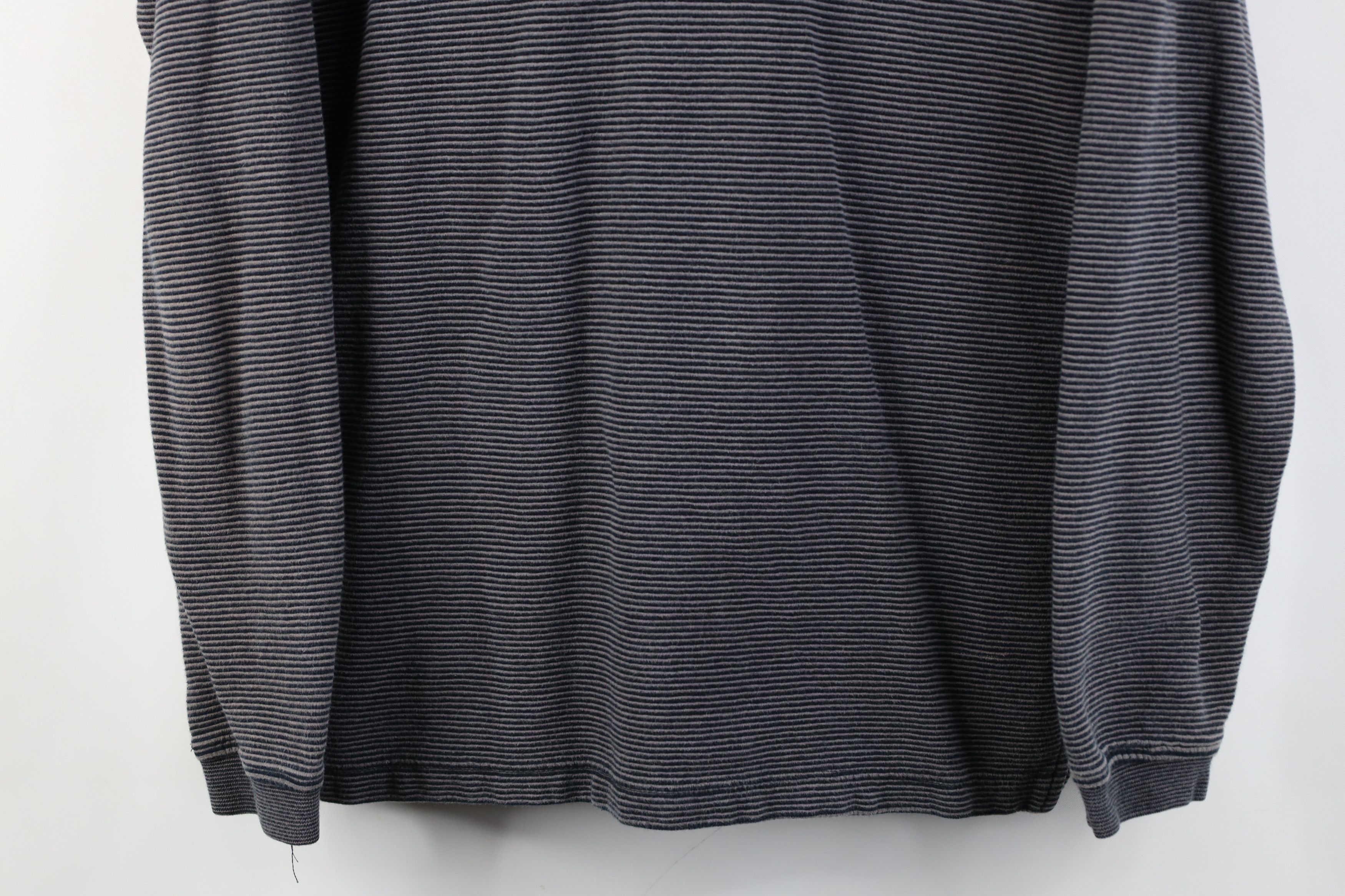 Vintage Vintage 90s Streetwear Ribbed Knit Long Sleeve Rugby Polo Size US M / EU 48-50 / 2 - 3 Thumbnail