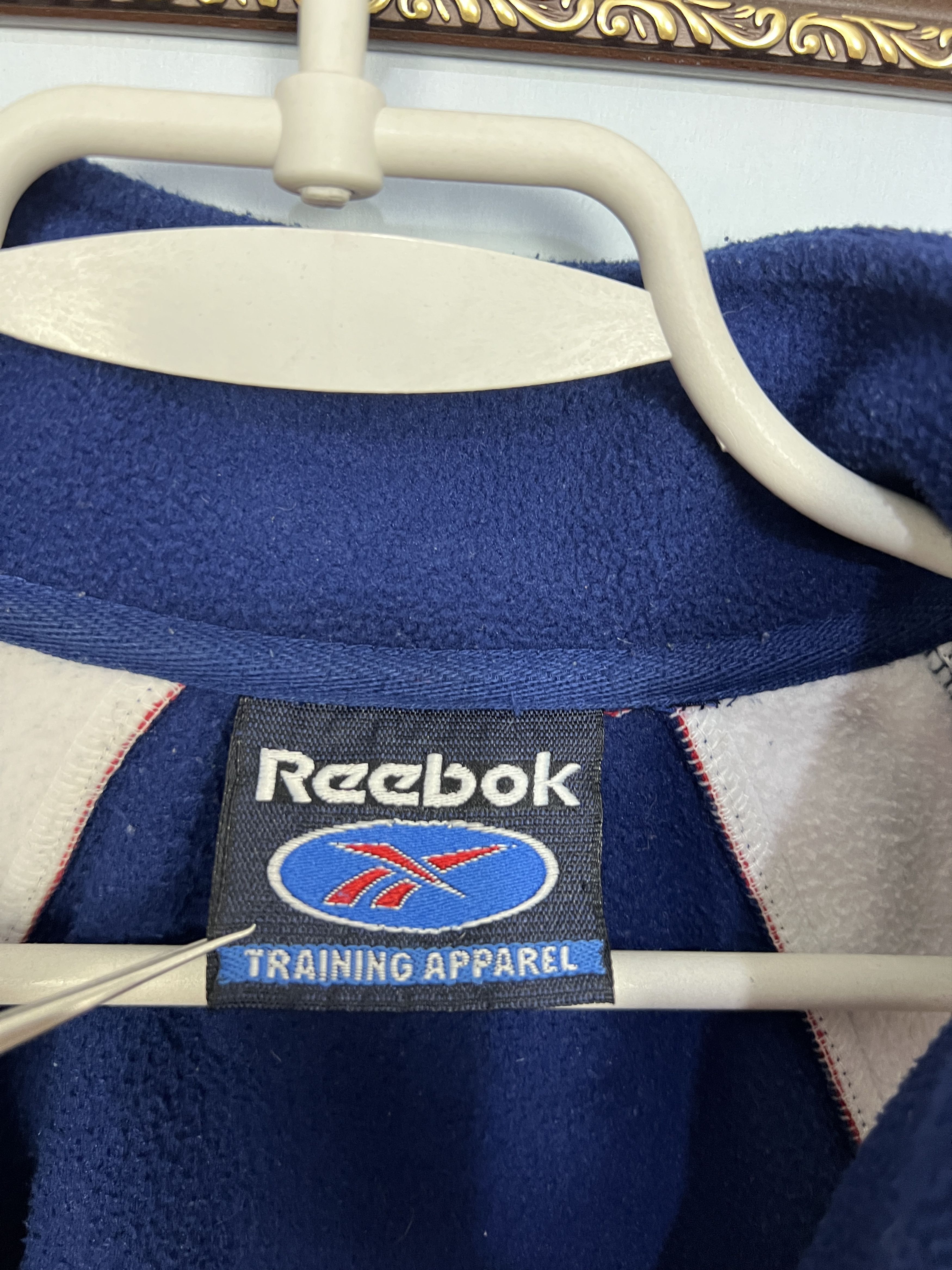 Reebok Vintage Bolton Wanderers Football Blue Fleece Jacket Track Size US M / EU 48-50 / 2 - 7 Thumbnail