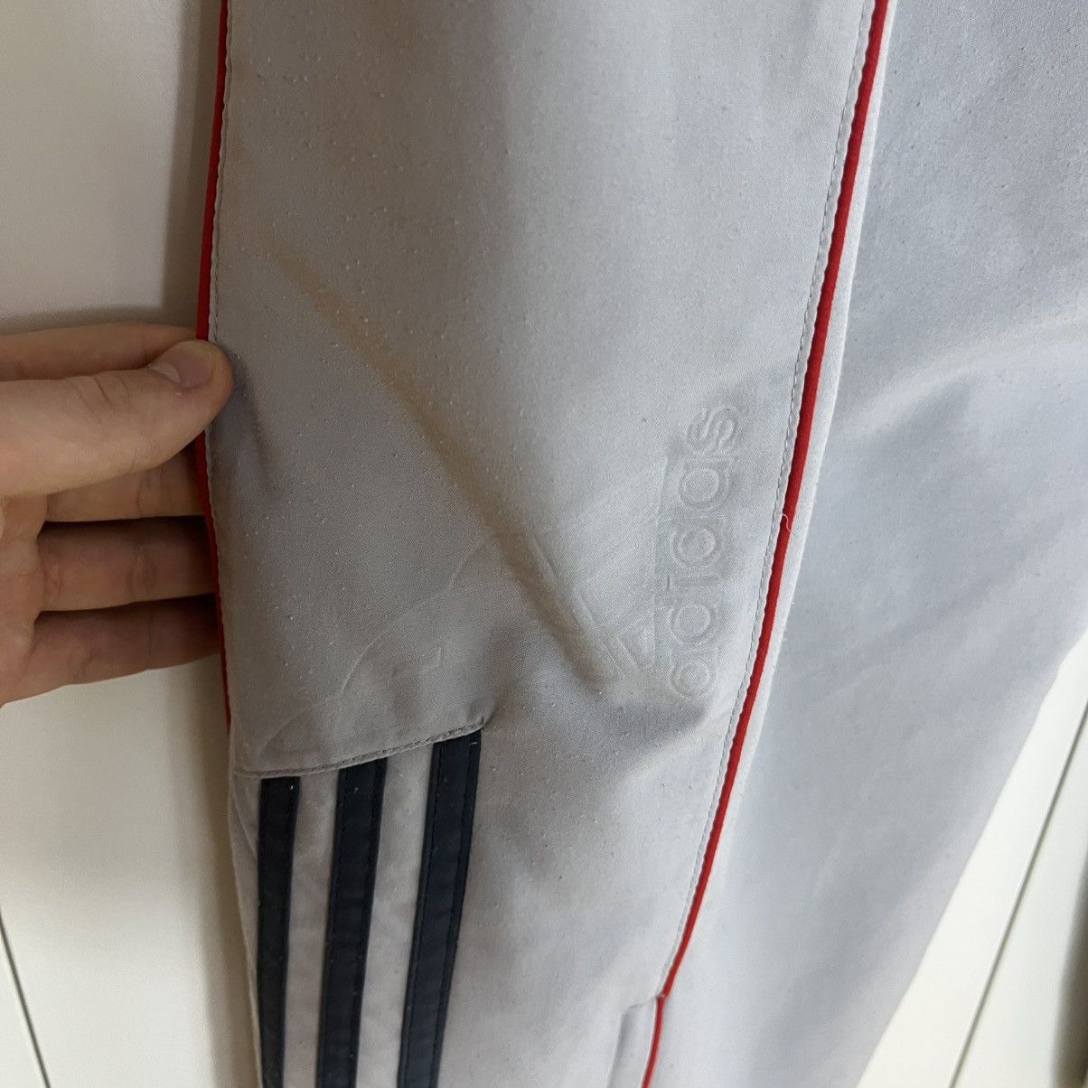 Adidas Vintage Adidas Grey Tracksuit Streetwear Y2K Sport Size 44L - 19 Thumbnail