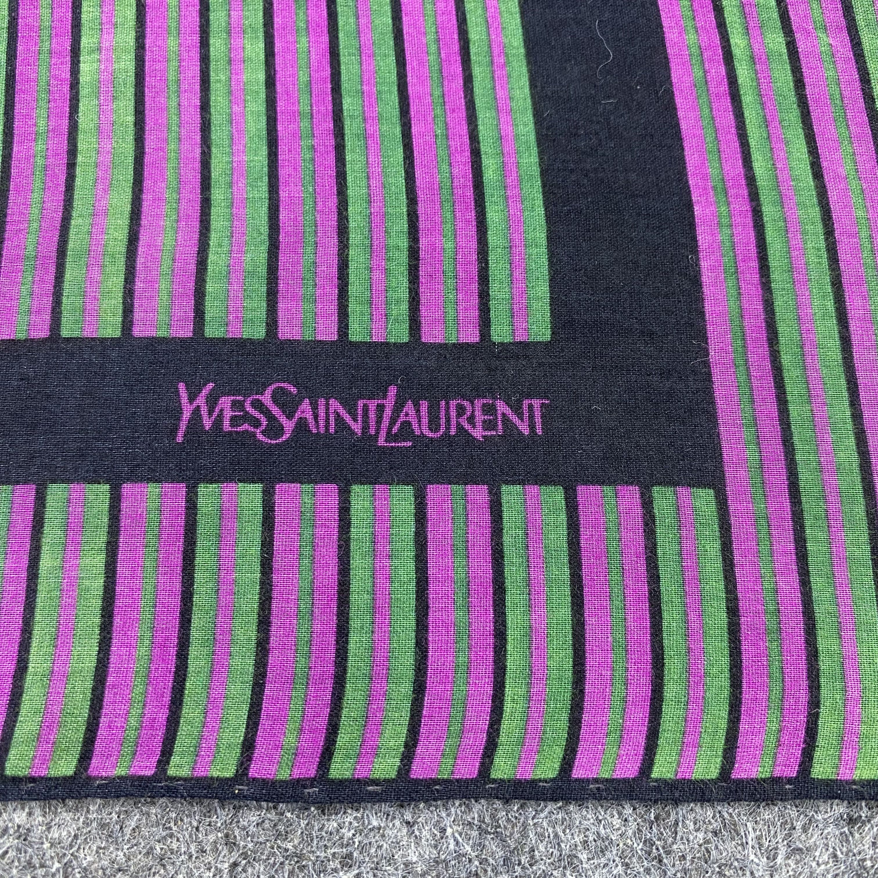 Yves Saint Laurent Yves Saint Laurent Handkerchief Neckerchief Bandana-B1677 Size ONE SIZE - 7 Thumbnail