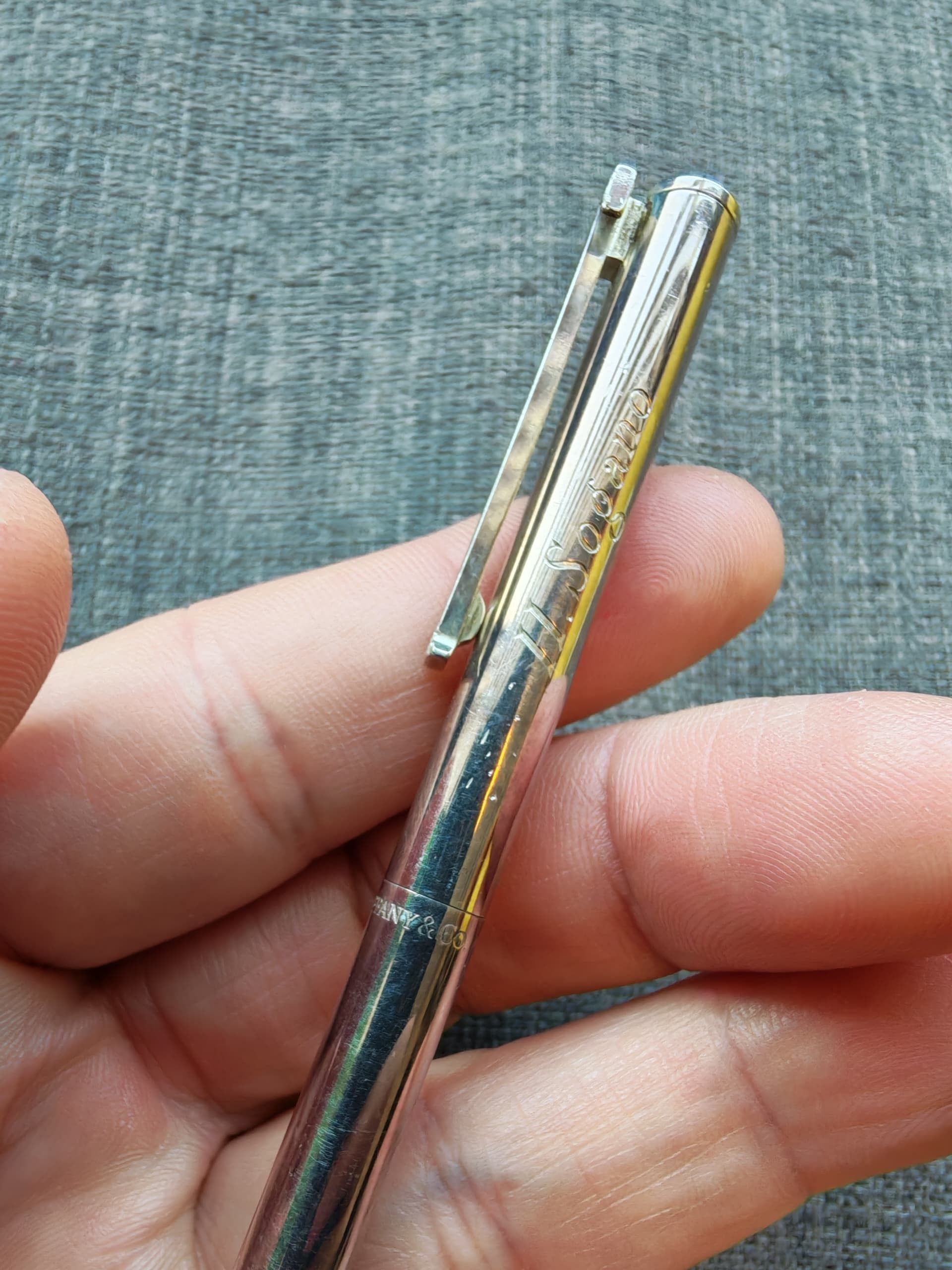 Tiffany & Co. Tiffany & CO Sterling Silver T-clip Ballpoint Pen Ag925 Size ONE SIZE - 2 Thumbnail