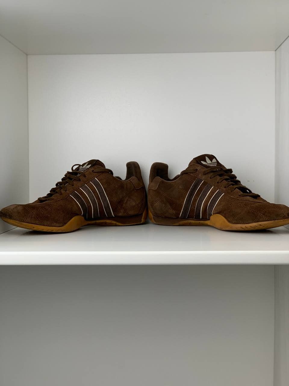 Adidas Adidas Tuscany Goodyear Brown Leather Driving Shoes Size US 7 / EU 40 - 9 Thumbnail