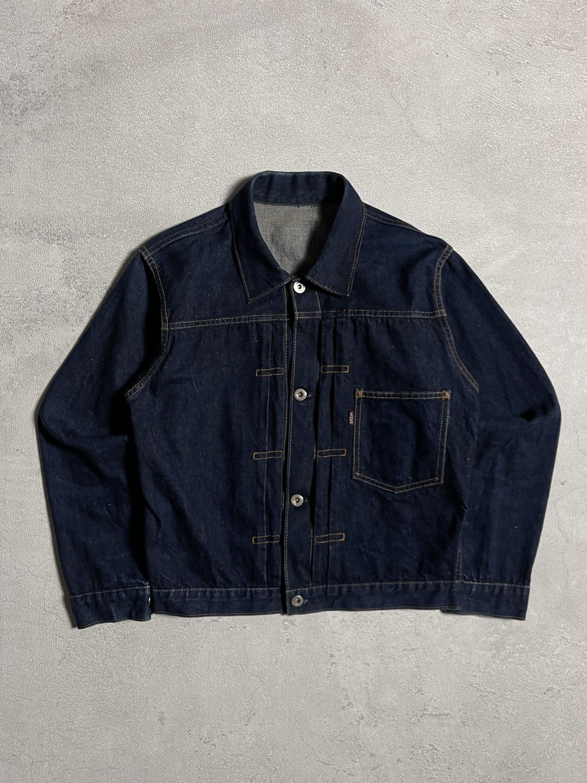Vintage 1990's Sugar Cane WWII Type I Denim Jacket