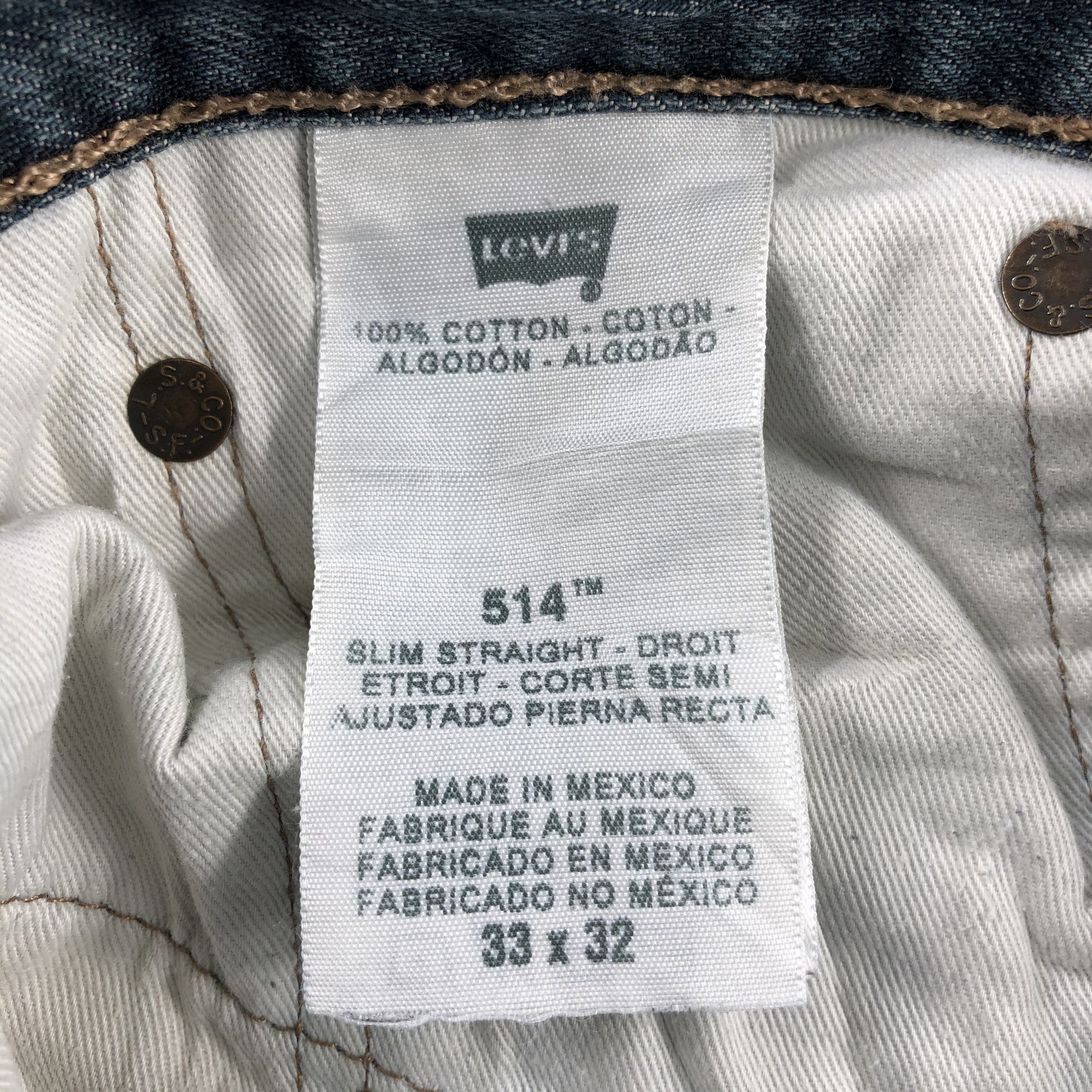 Levi's × Vintage Vintage Levis 514 Jeans-JM1225 Size US 34 / EU 50 - 9 Thumbnail