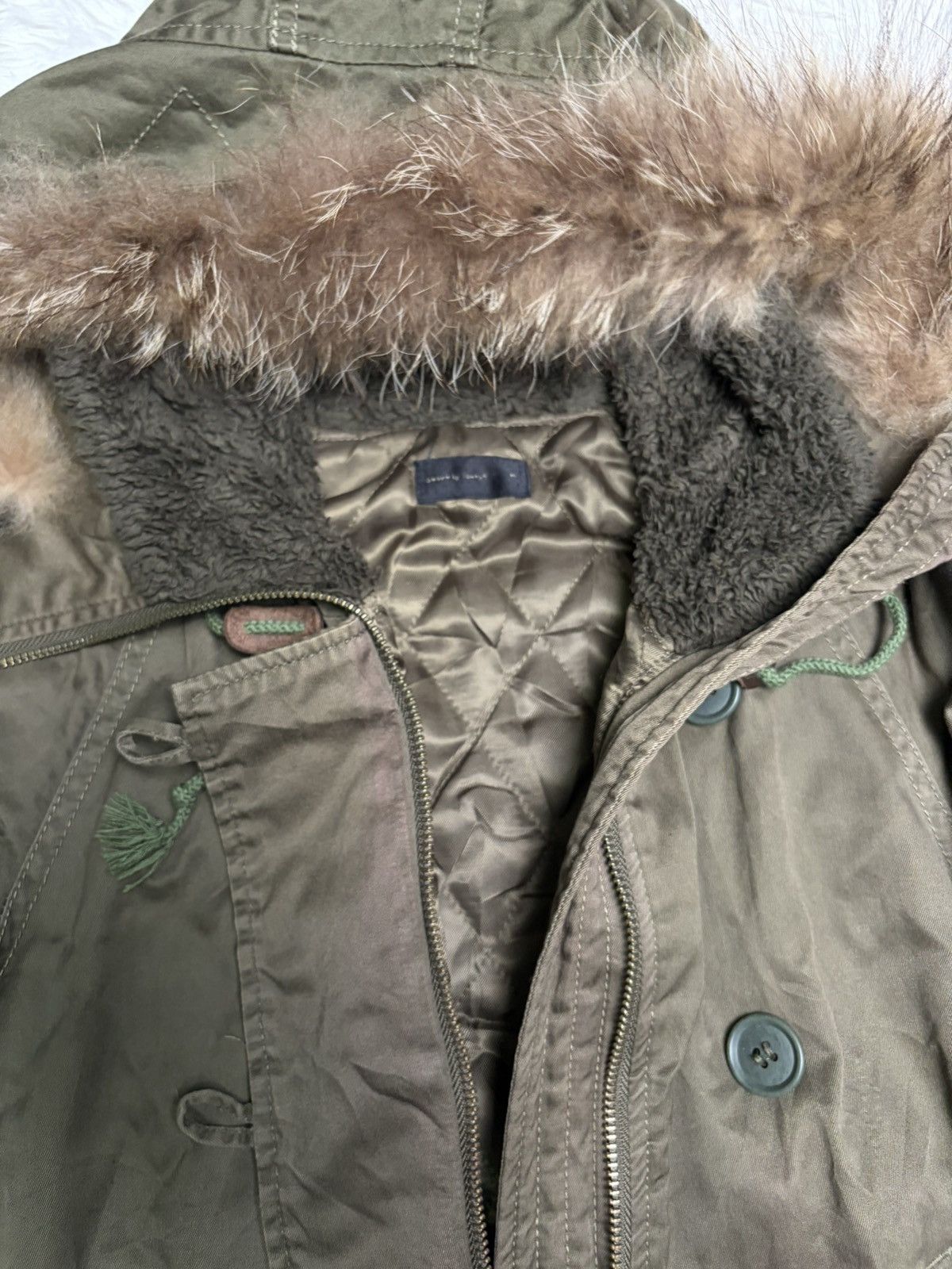 If Six Was Nine Goa Raccoon fur bomber jacket style Size US M / EU 48-50 / 2 - 5 Thumbnail