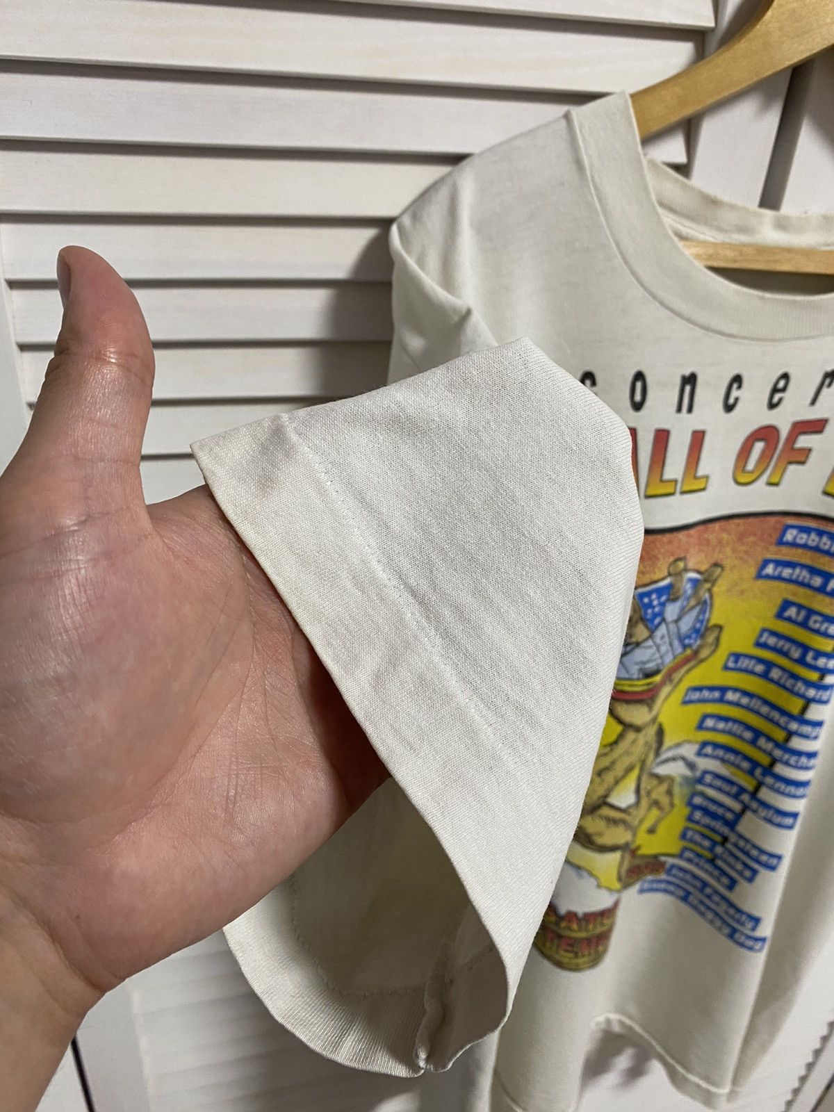 Rap Tees 1995s Rock Hall Concert Tee Single Stitch Vintage USA Rare Size US XL / EU 56 / 4 - 6 Thumbnail