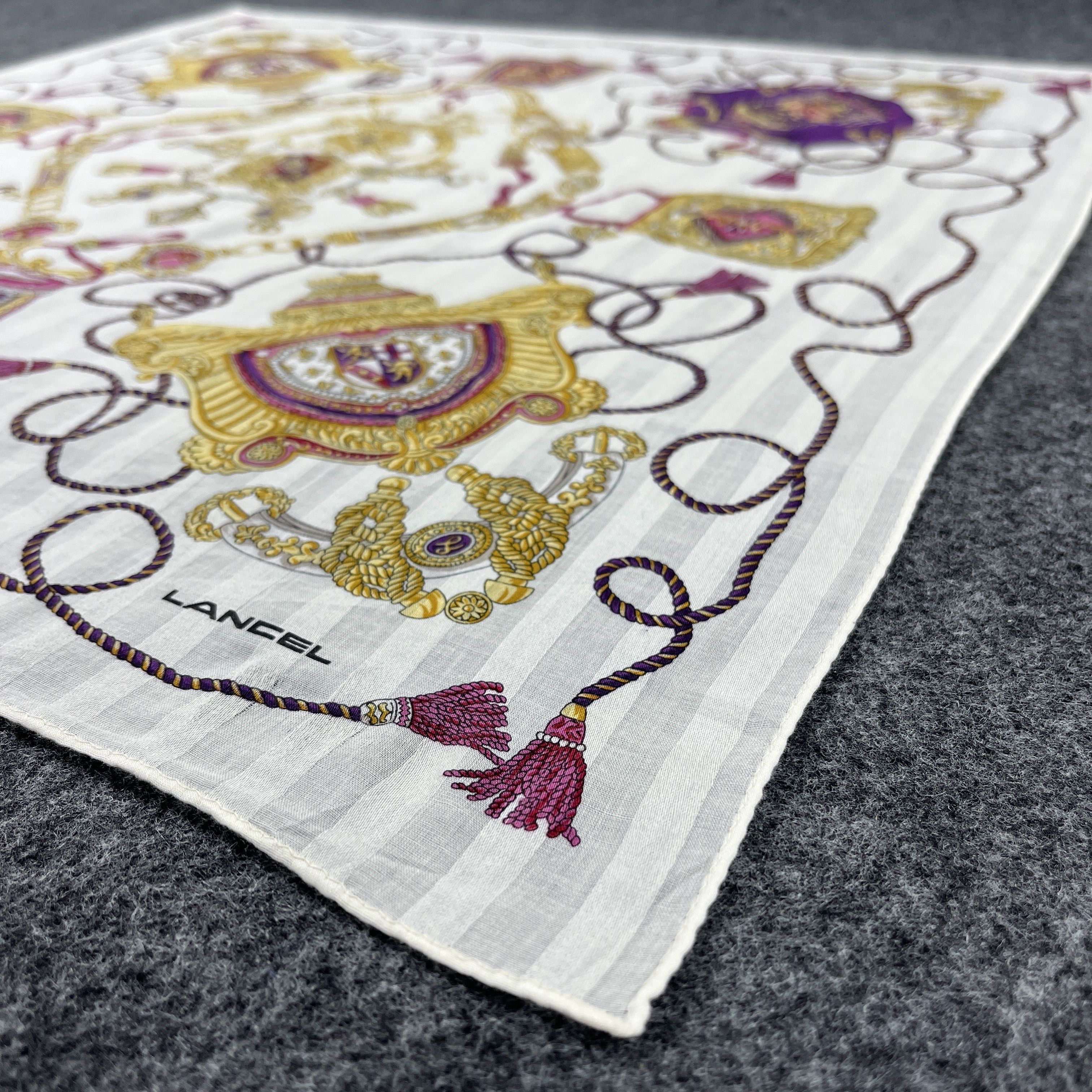 Lancel Lancel Handkerchief / Bandana / Neckerchief B322 Size ONE SIZE - 5 Thumbnail
