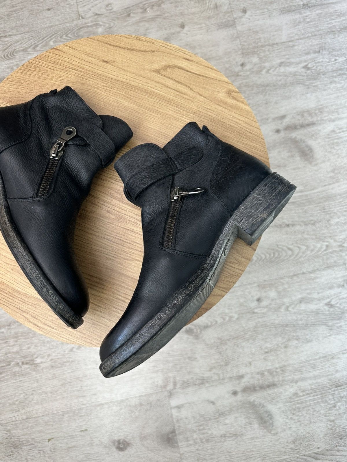 Other Vintage Lavorazione Artigiana Hand Made Woman Ankle Boots Size US 8 / IT 38 - 5 Thumbnail