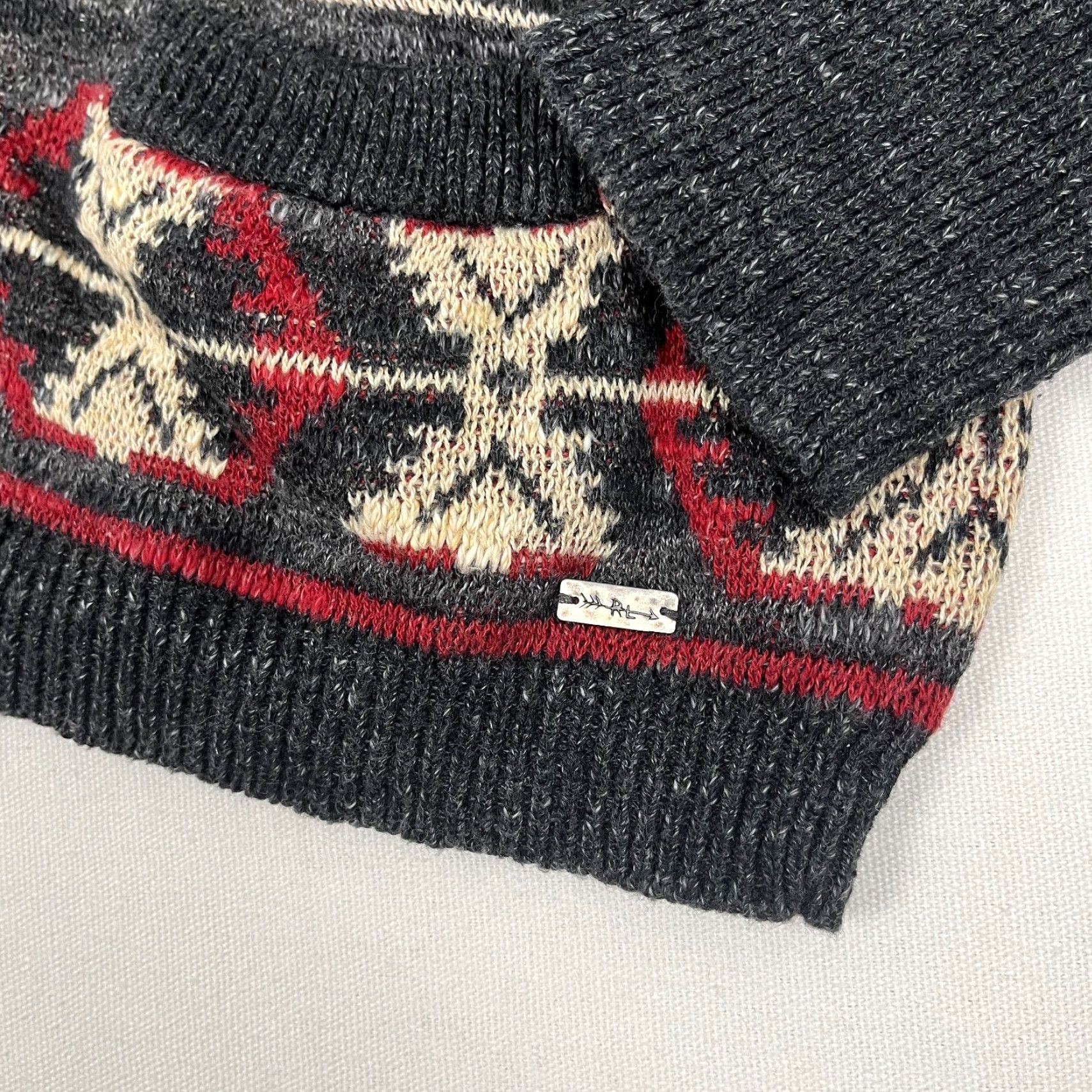 Vintage Denim & Supply Ralph Lauren Cardigan Sweater Womens XS Aztec Southwestern Shawl Size XS / US 0-2 / IT 36-38 - 3 Thumbnail