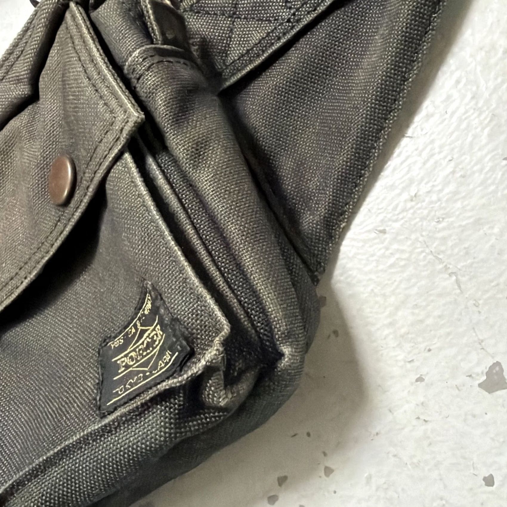 Rue Porter Porter Yoshida Canvas Small Waist Bag City Trail Hiking Camp Made In Japan OS Size ONE SIZE - 2 Thumbnail