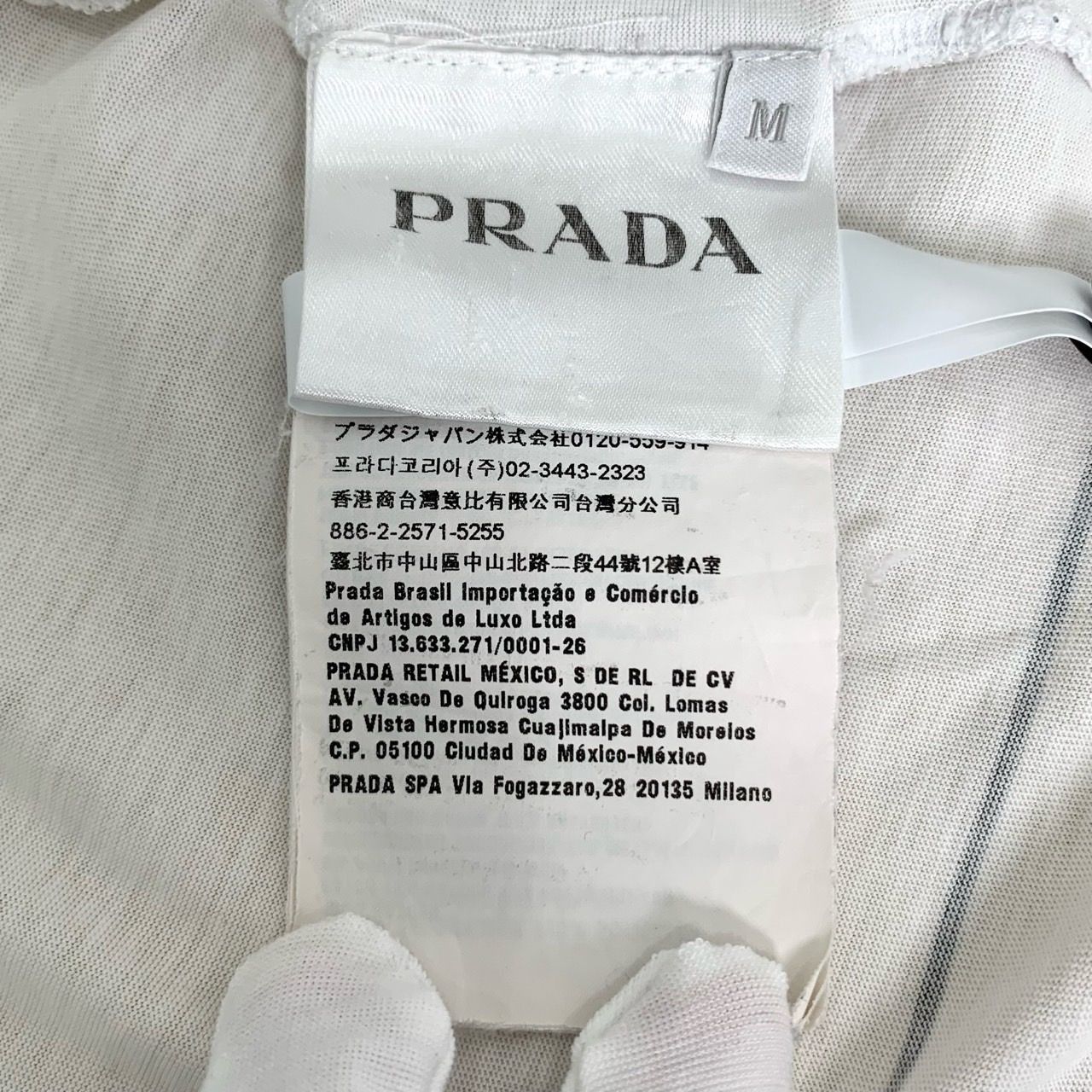 Prada Prada Portrait Print Round-Neck White Cotton Short-Sleeve T- Size US M / EU 48-50 / 2 - 5 Thumbnail