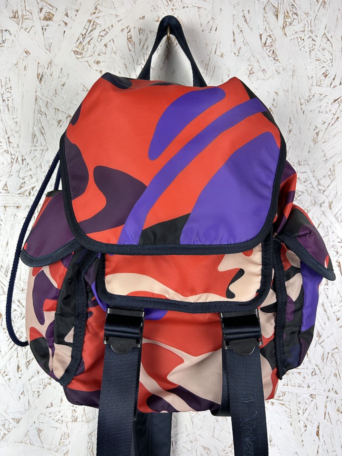 Vivienne Westwood Vivienne Westwood AOP Multicolor Camouflage One Shoulder Bag Size ONE SIZE - 2 Thumbnail