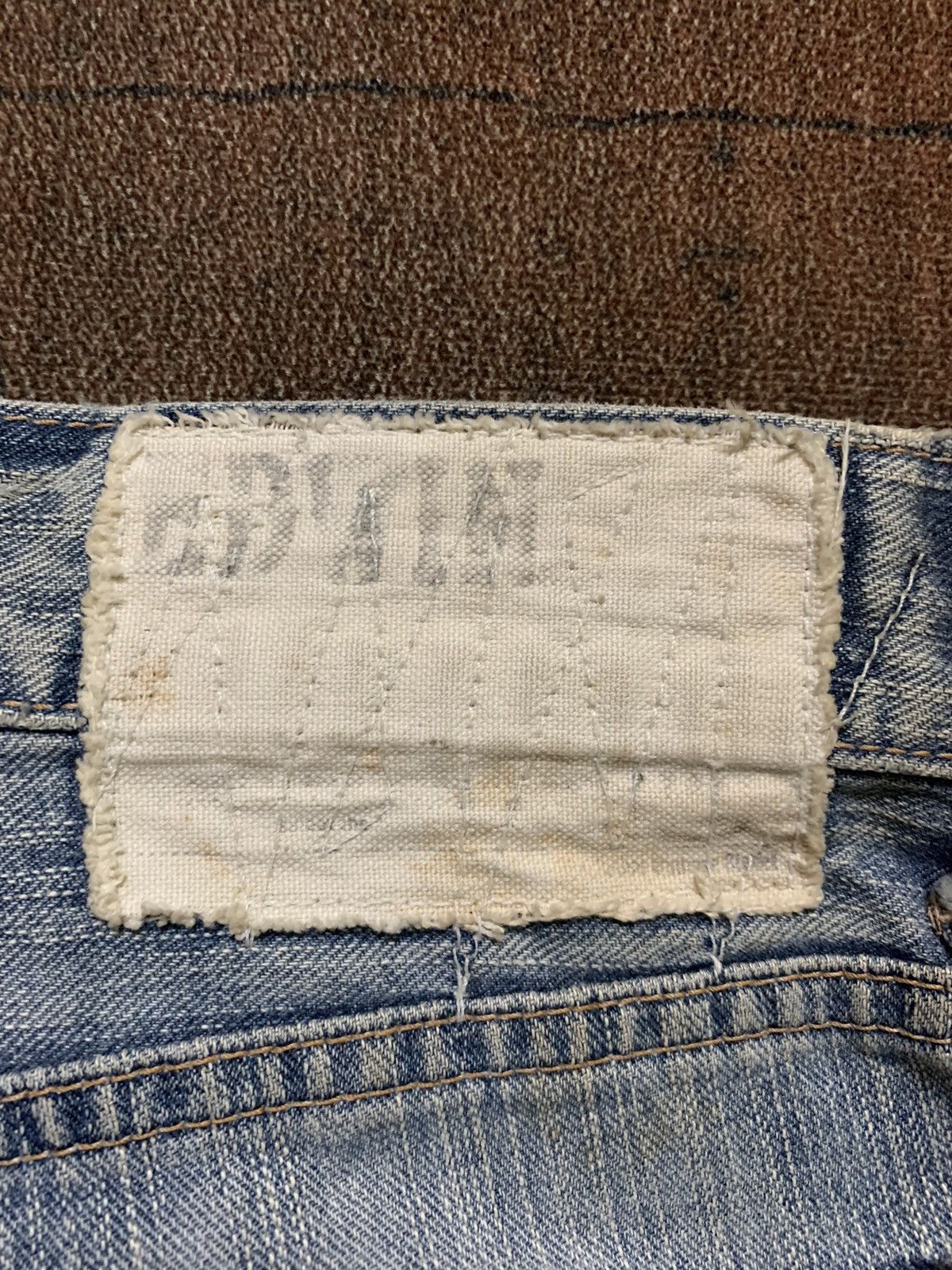 Edwin FLARE vintage edwin distressed denim patchwork sashiko Size US 29 - 14 Thumbnail
