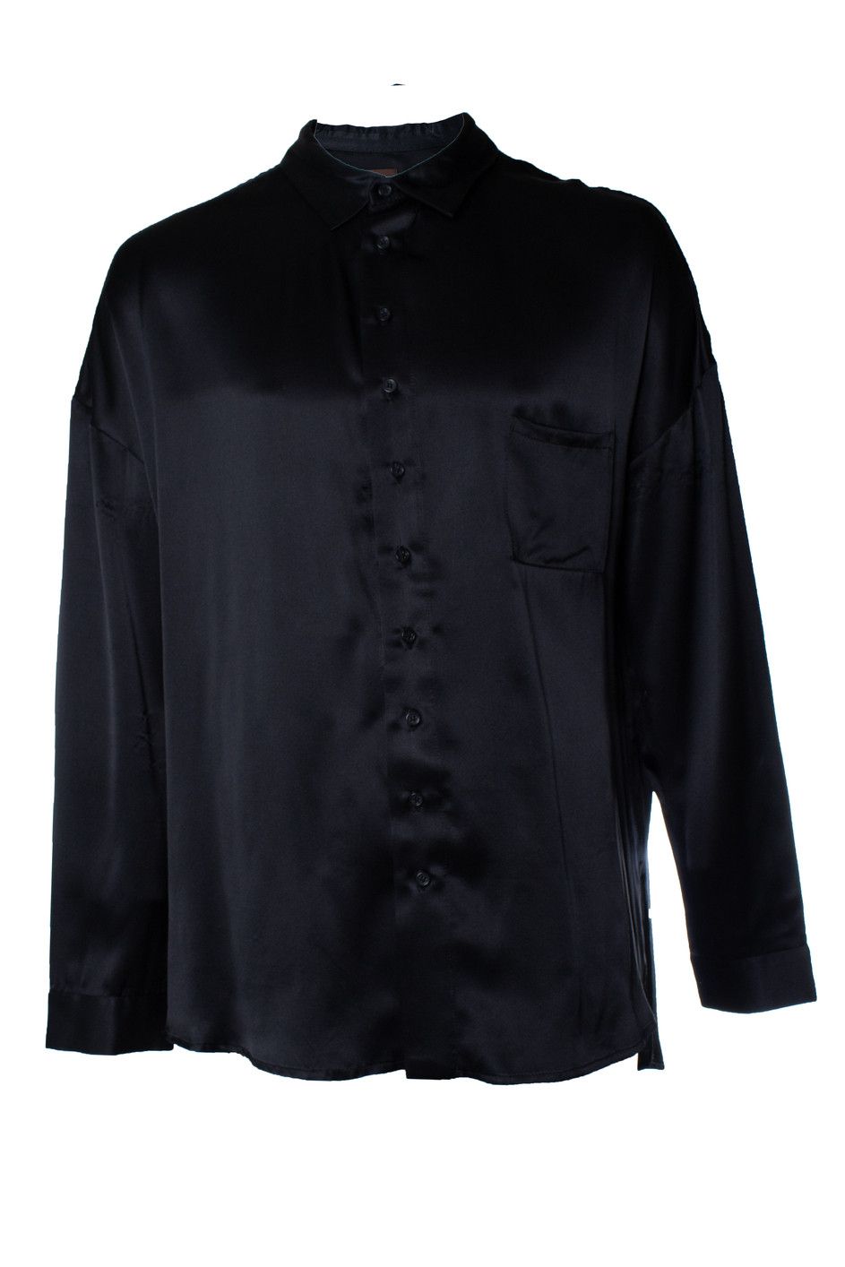 Other Albus Lumen, black silk shirt Size US XL / EU 56 / 4 - 1 Thumbnail