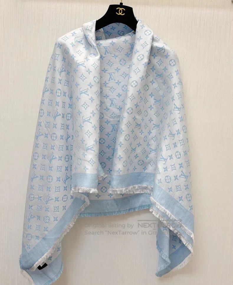 Louis Vuitton Louis Vuitton Shawl scarf Size ONE SIZE - 3 Thumbnail