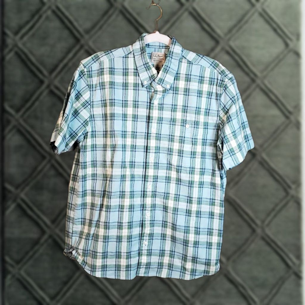 Vintage Men's Button Up Kennebunk Sport Shirt Traditional Fit Plaid Medium M Size US M / EU 48-50 / 2 - 1 Thumbnail