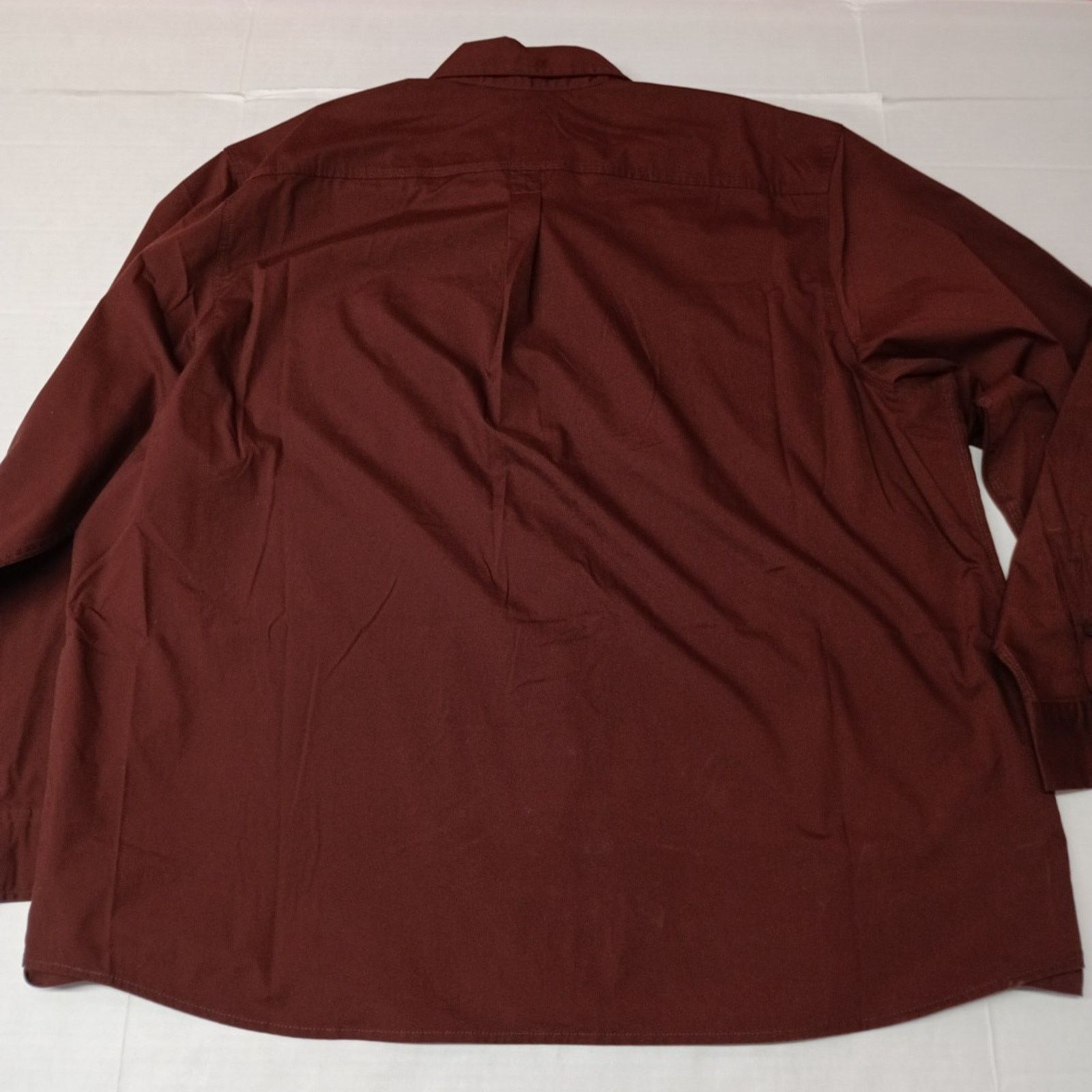 Wrangler Wrangler Big Mens Relaxed Fit Woven Shirt Size 3XL Chocolate Size US XXL / EU 58 / 5 - 8 Thumbnail