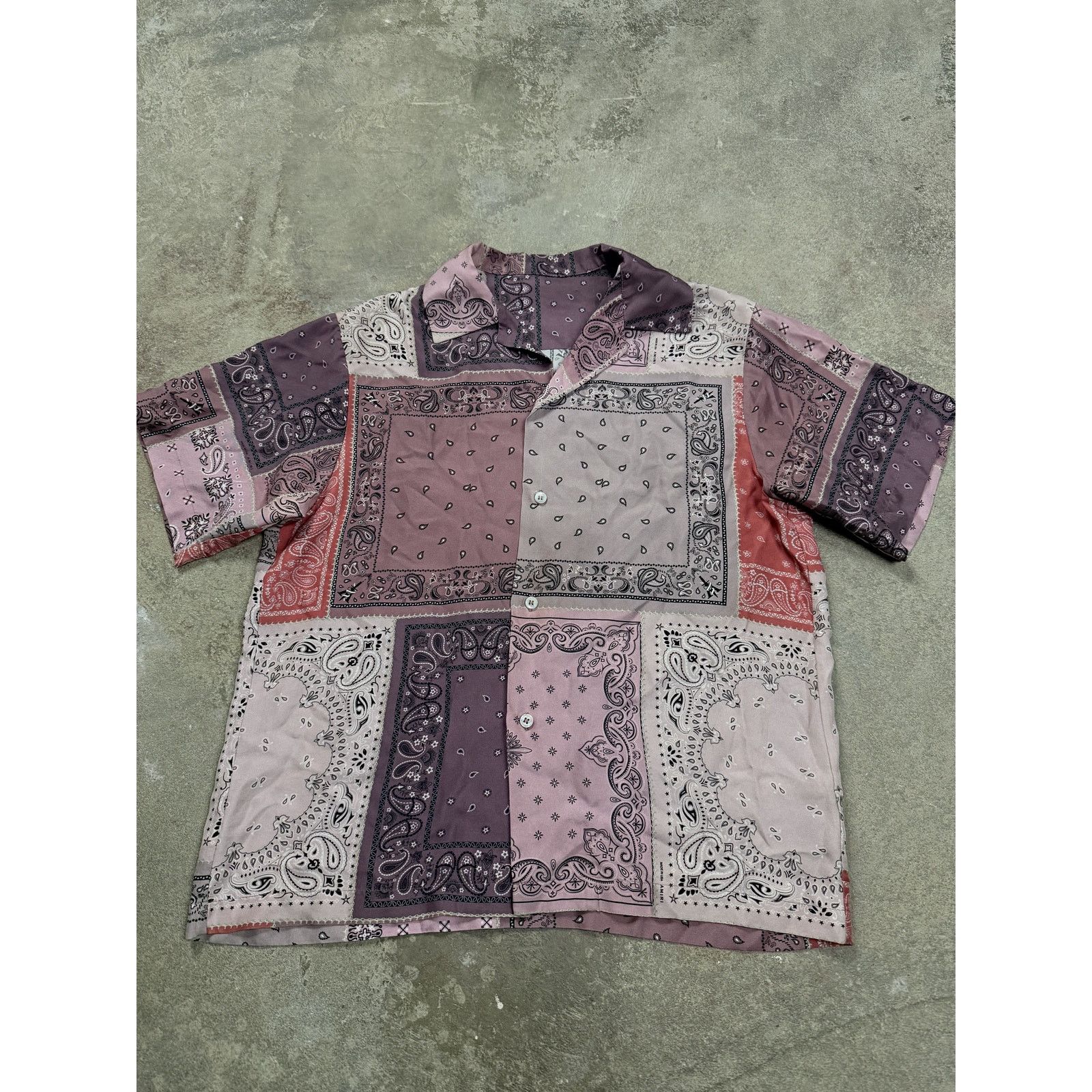 Amiri Amiri Silk Button Up Purple Pink Paisley Used Small Size US S / EU 44-46 / 1 - 1 Thumbnail