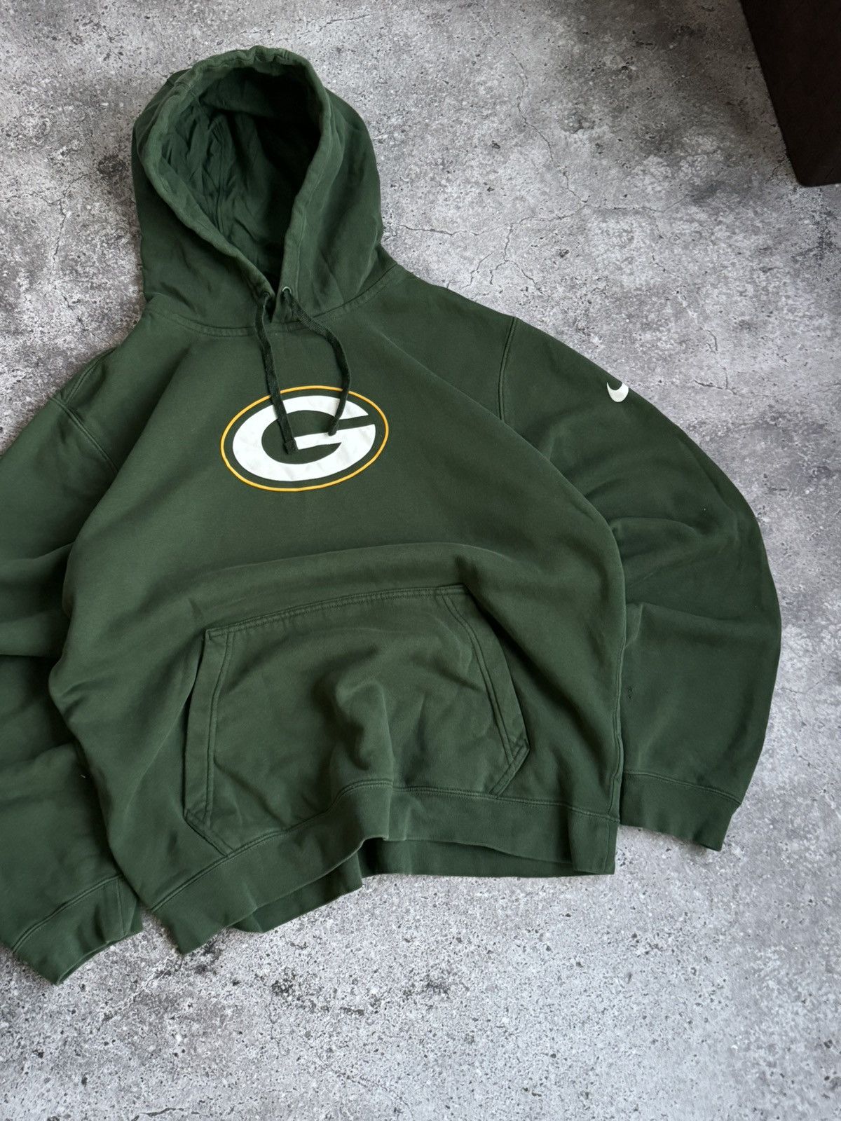 Nike Vintage Nike Green Bay Packers NFL Y2K hoodie Size US L / EU 52-54 / 3 - 2 Thumbnail