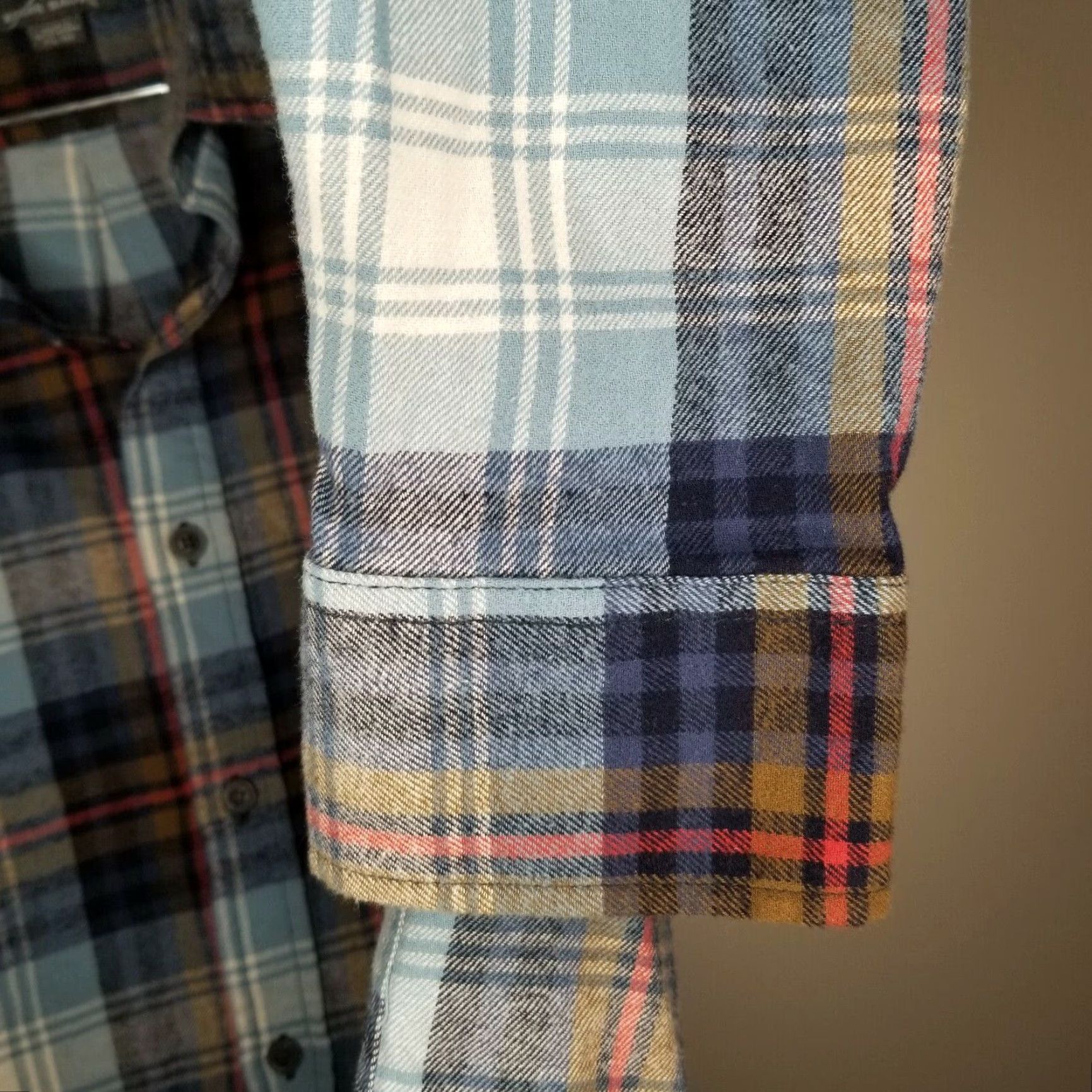 Eddie Bauer Eddie Bauer Shirt Men Clothes Plaid Flannel Button-Up 2XL Multicolor Long Sleeve Mens Size US XXL / EU 58 / 5 - 3 Thumbnail